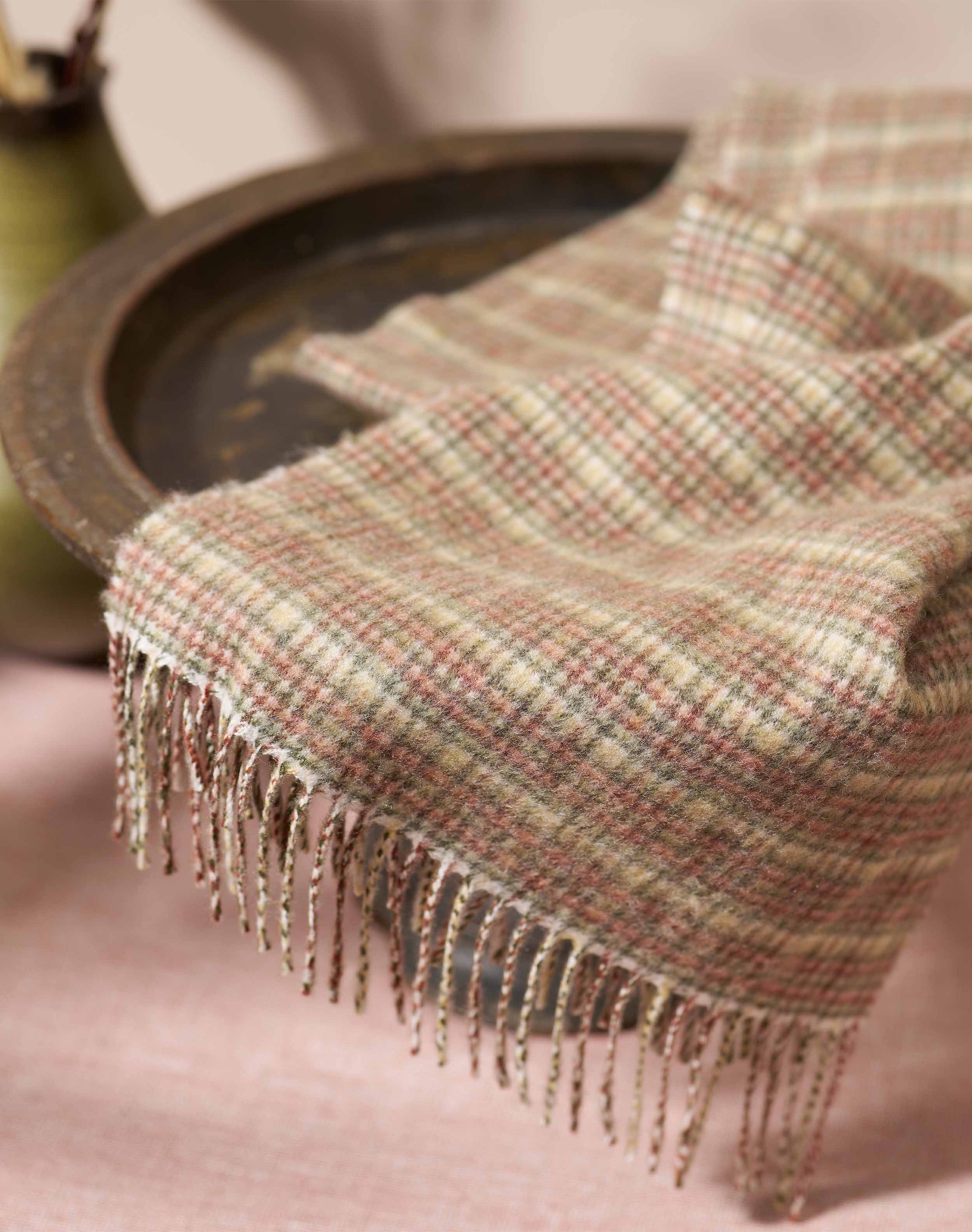 Cashmere Plaid Scarf