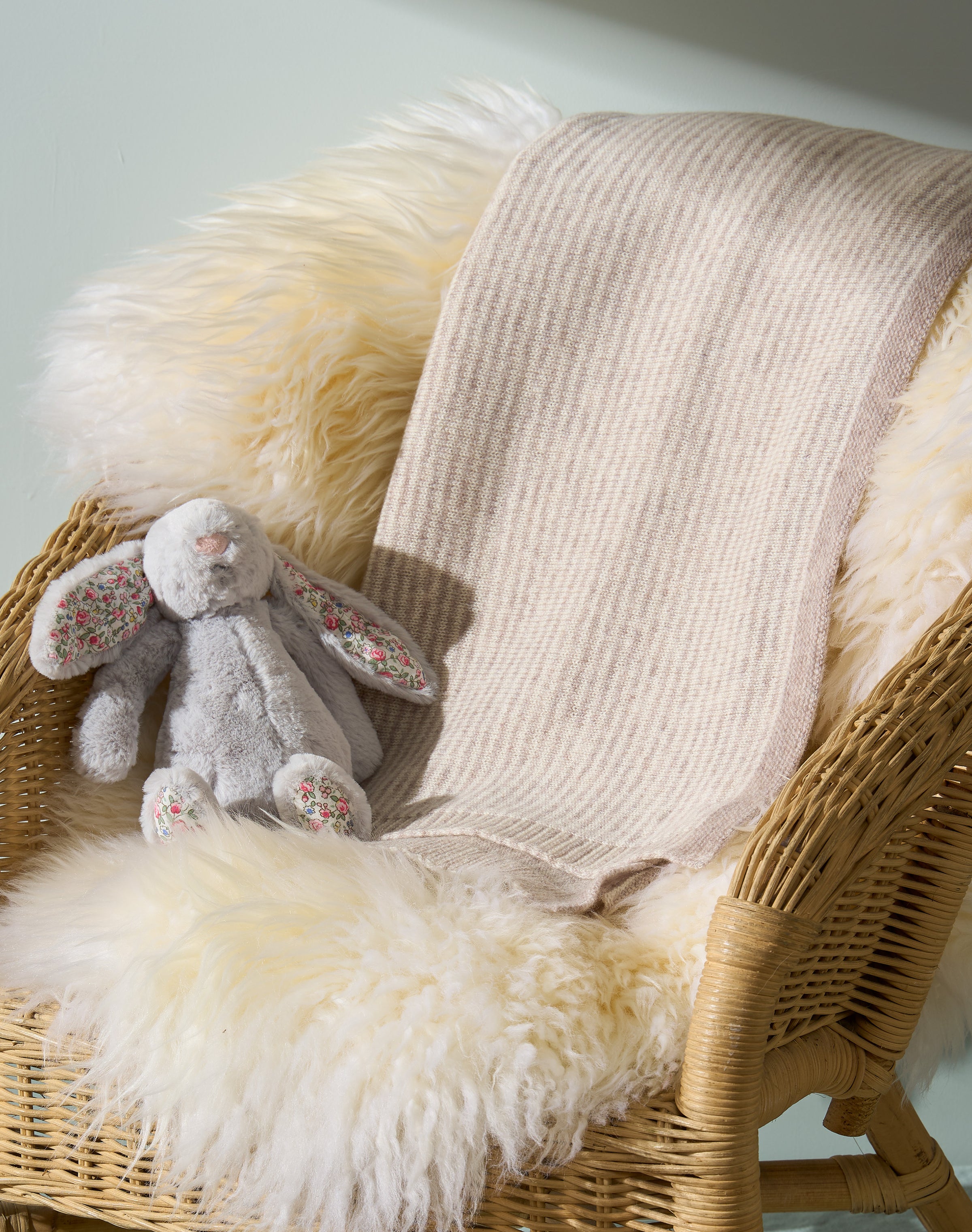 Cashmere Knitted Baby Blanket