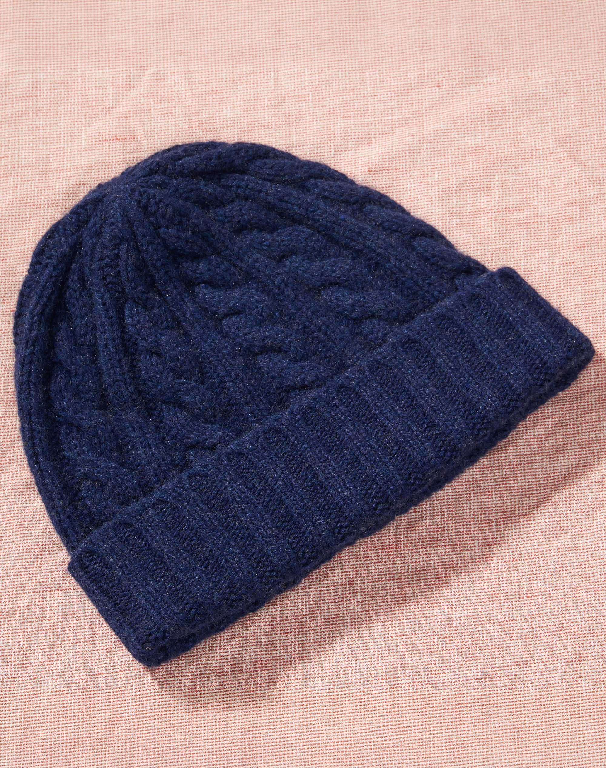 Cashmere Cable & Rib Hat