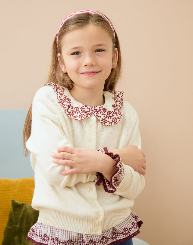 Cashmere Round Neck Cardigan