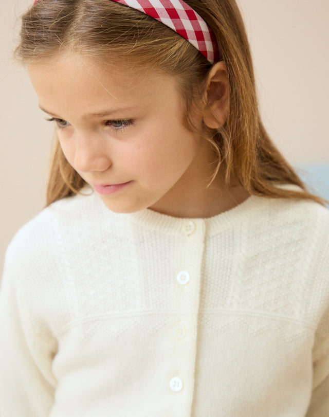 Cashmere Round Neck Cardigan