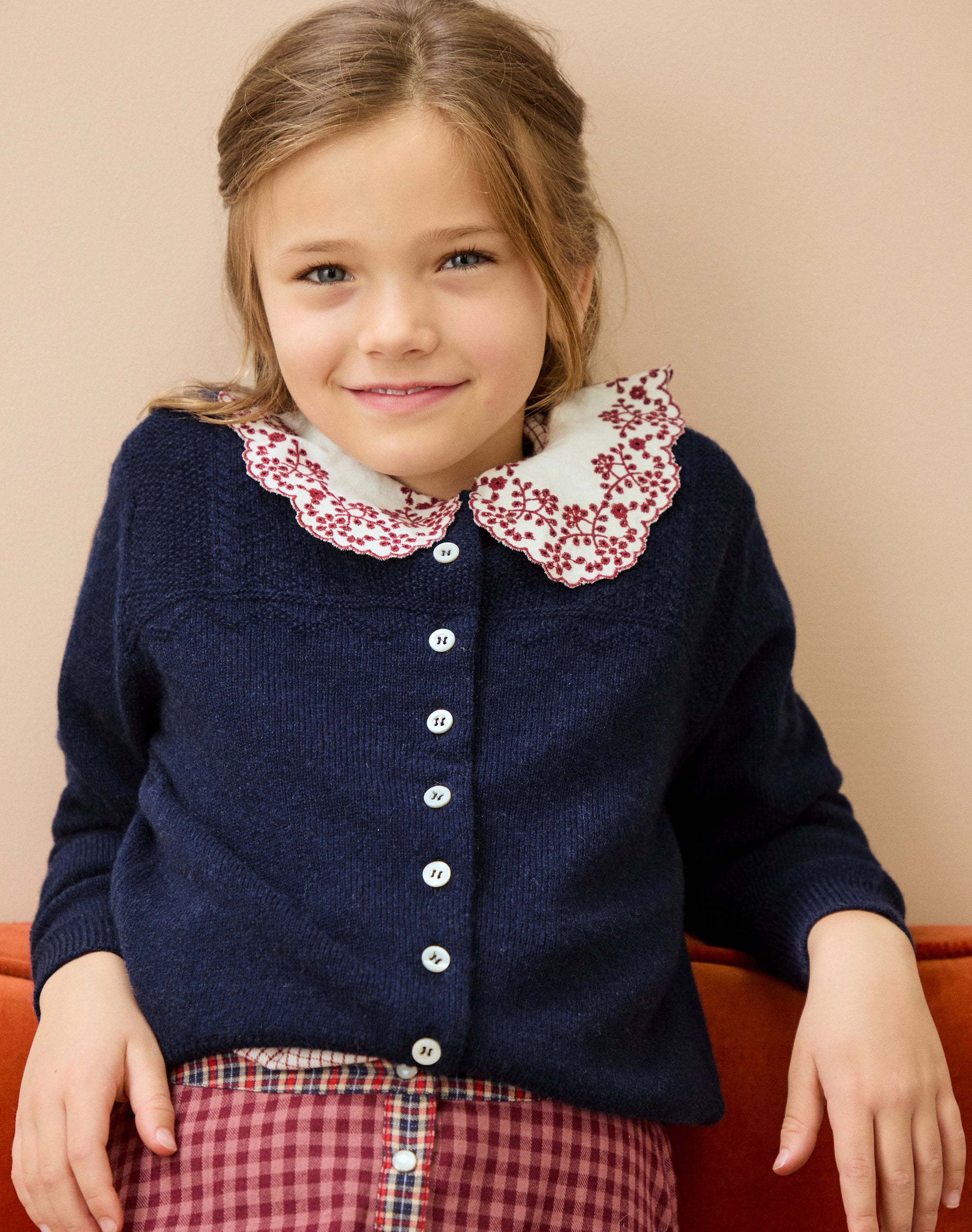 Cashmere Round Neck Cardigan