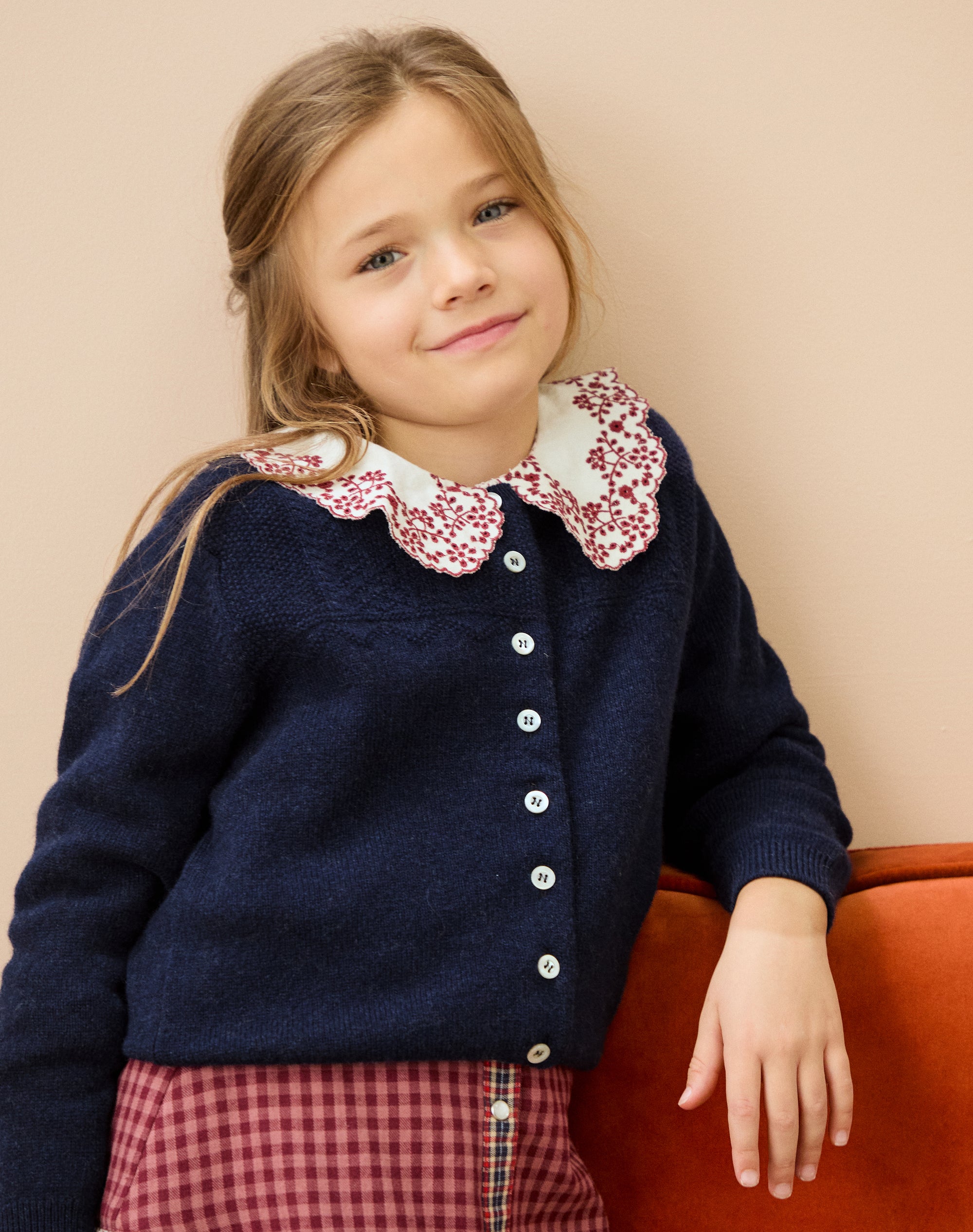Cashmere Round Neck Cardigan