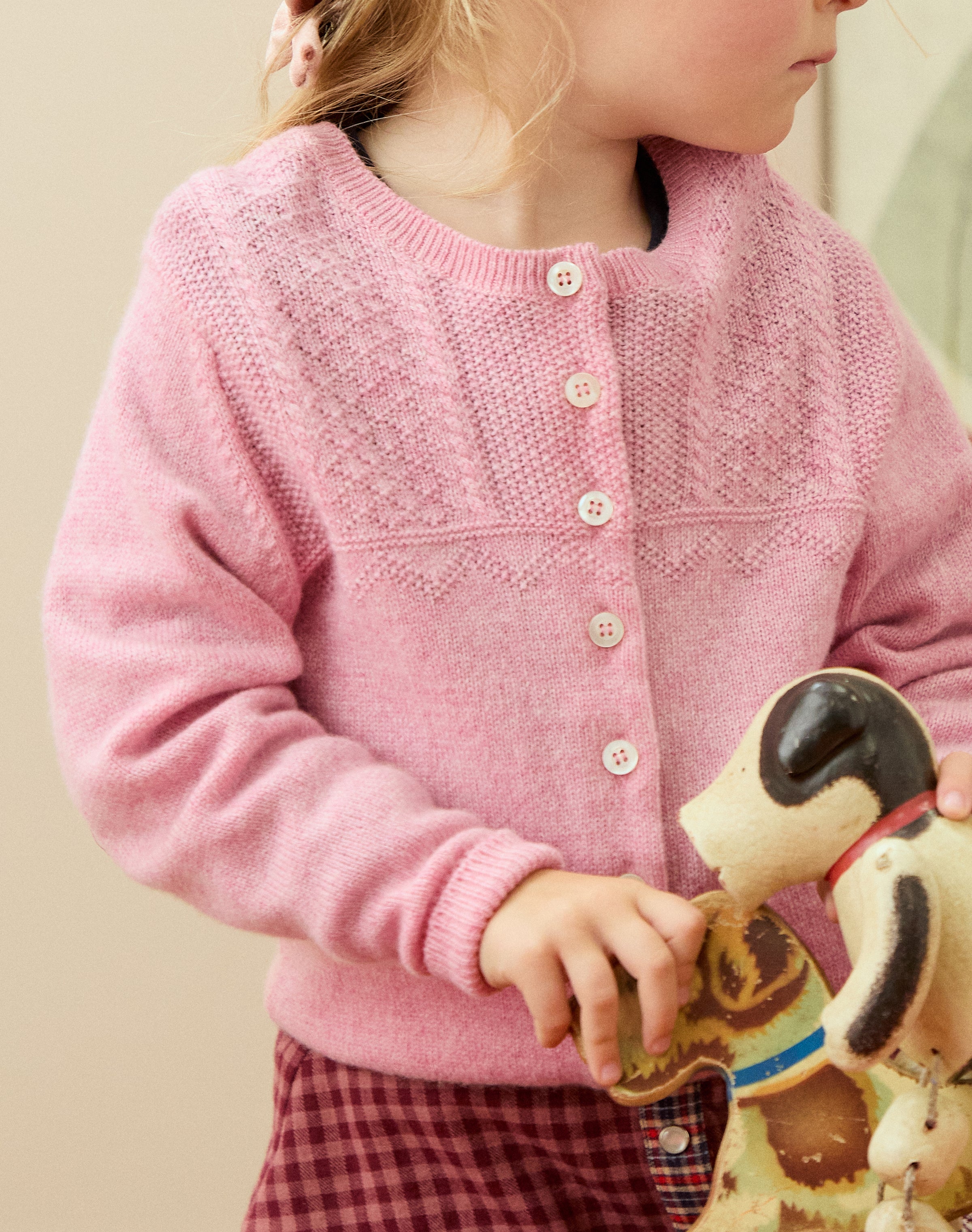 Cashmere Round Neck Cardigan