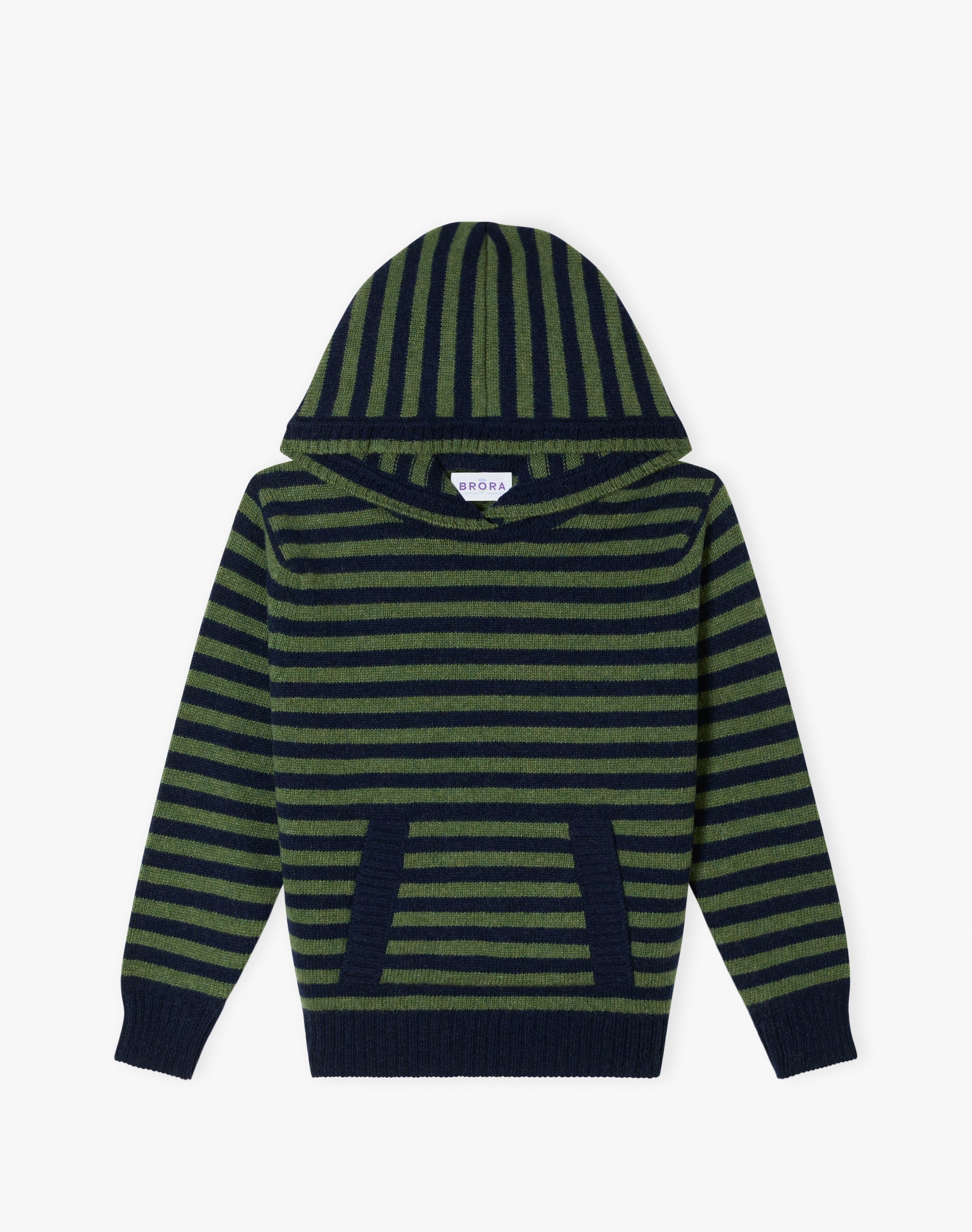 Cashmere Stripy Hoody