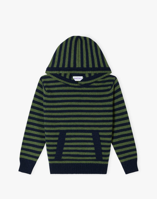Cashmere Stripy Hoody