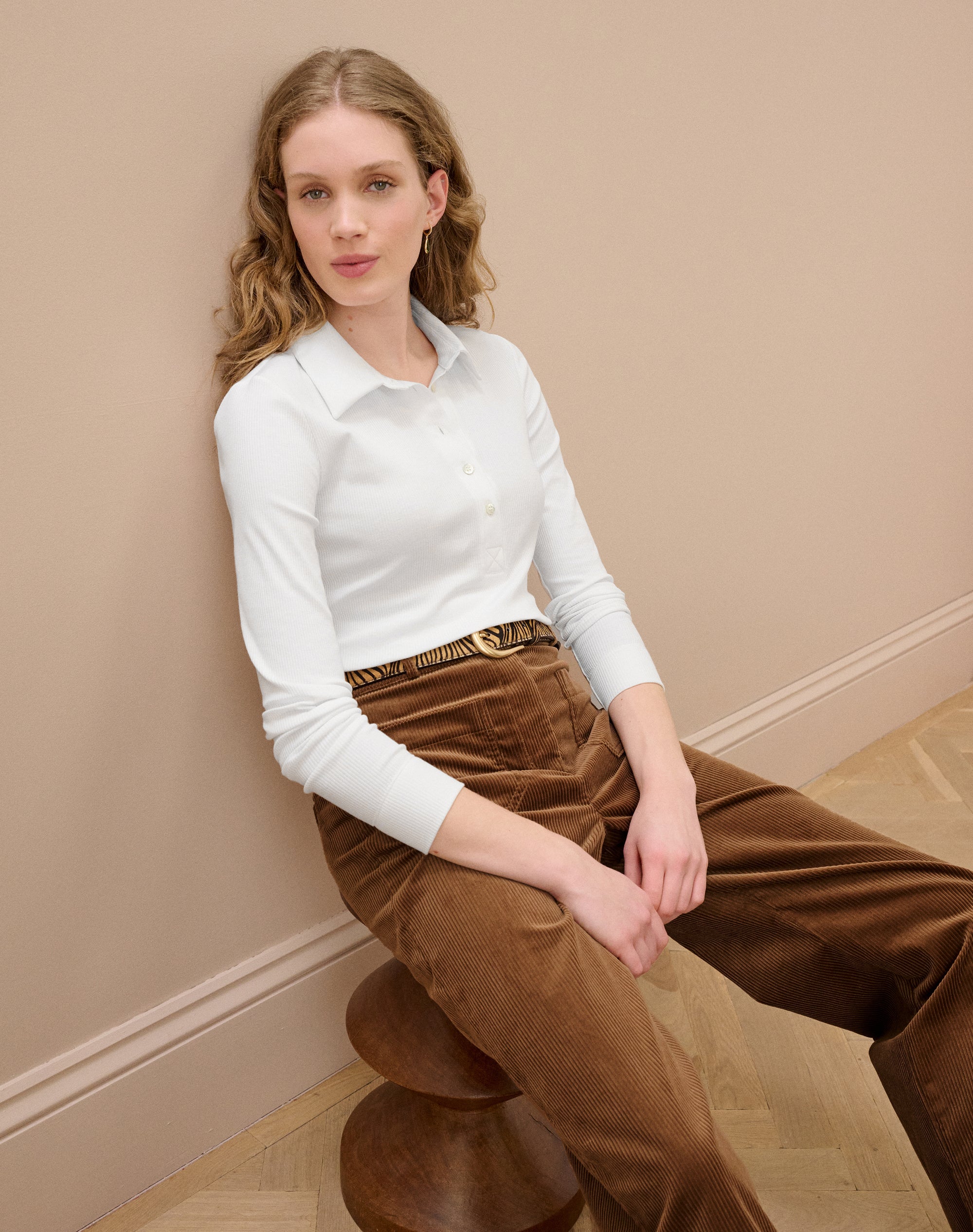 Organic Cotton Ribbed Jersey Shirt