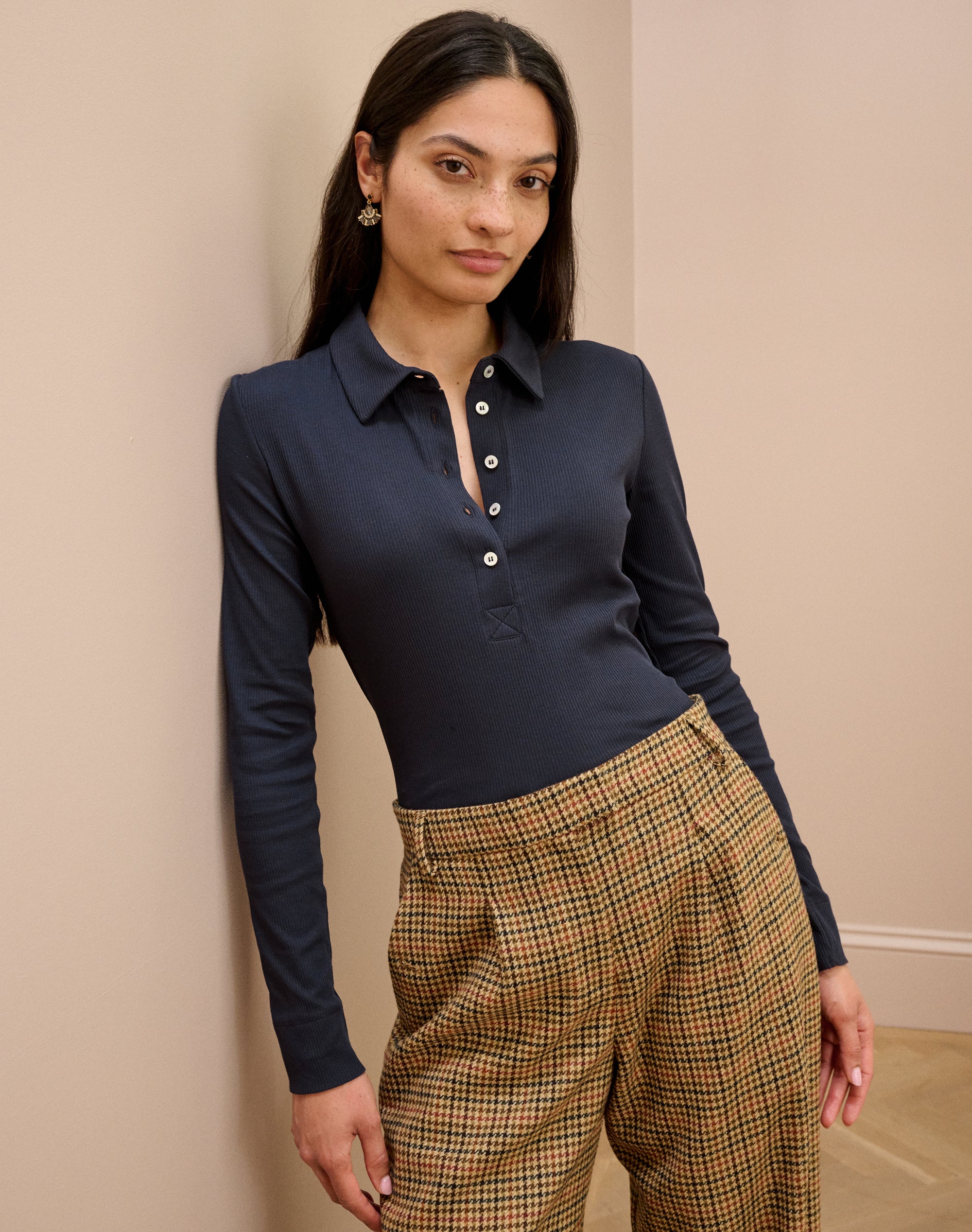 Organic Cotton Ribbed Jersey Shirt