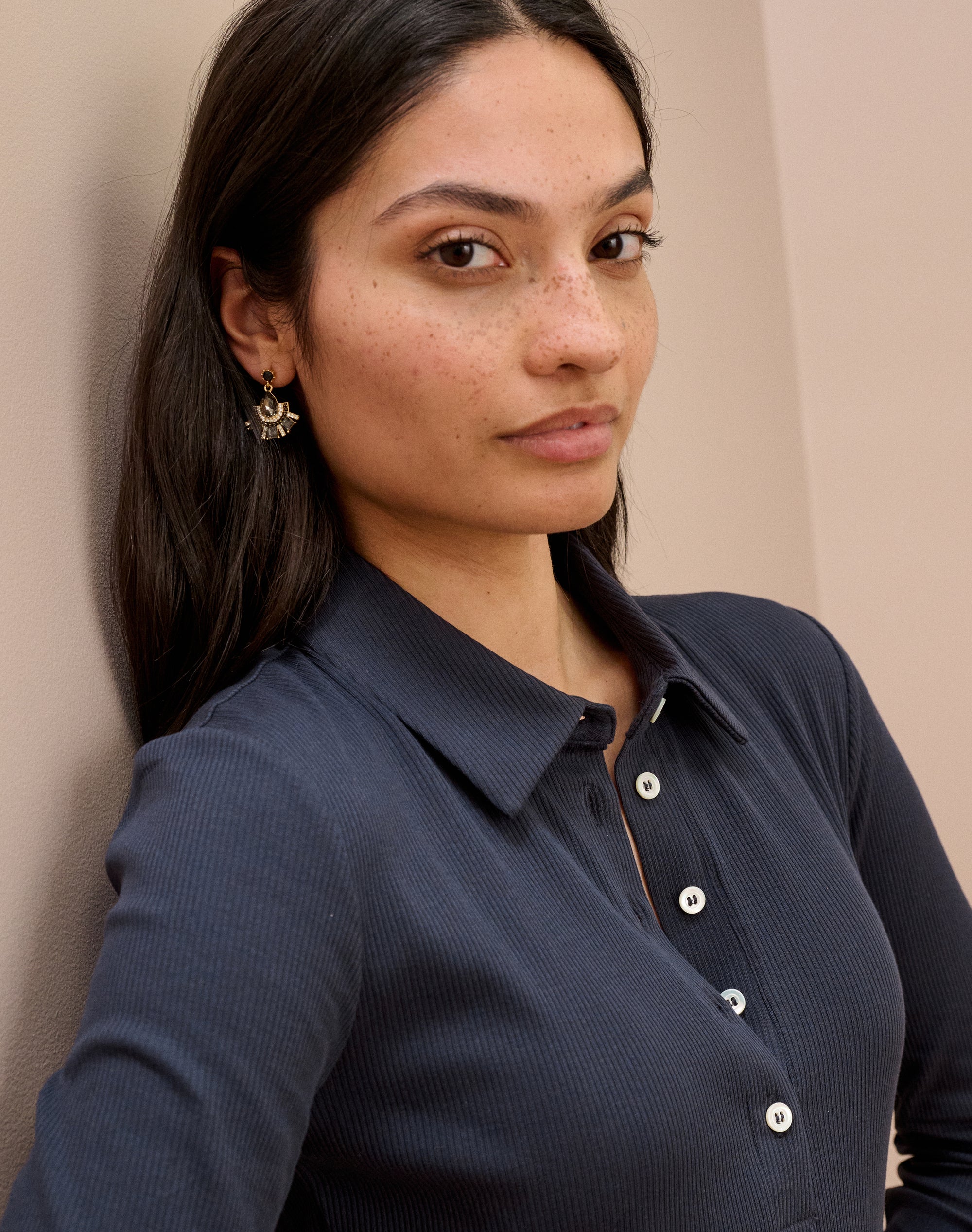 Organic Cotton Ribbed Jersey Shirt