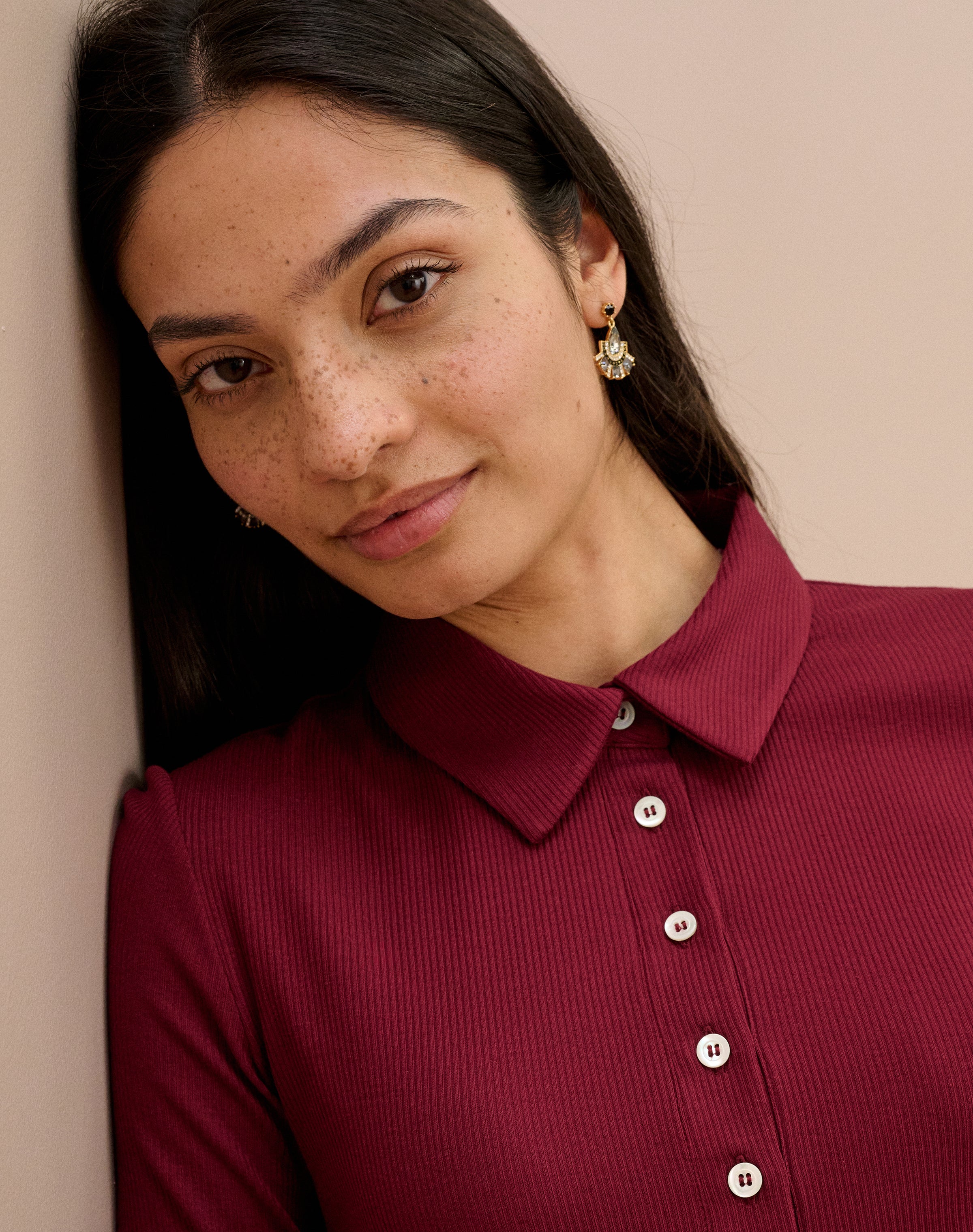 Organic Cotton Ribbed Jersey Shirt
