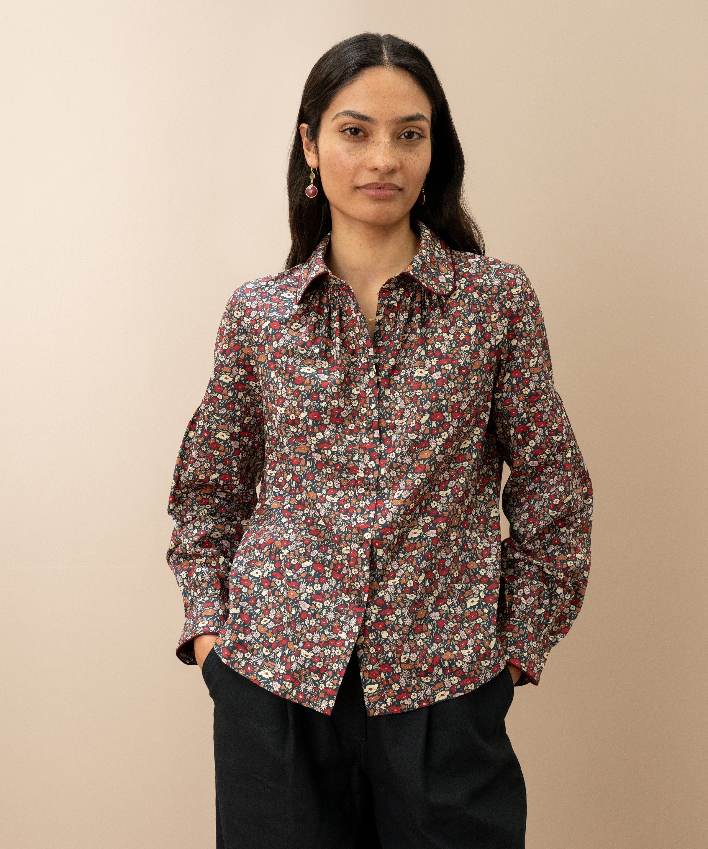 Liberty Print Organic Cotton Blouse