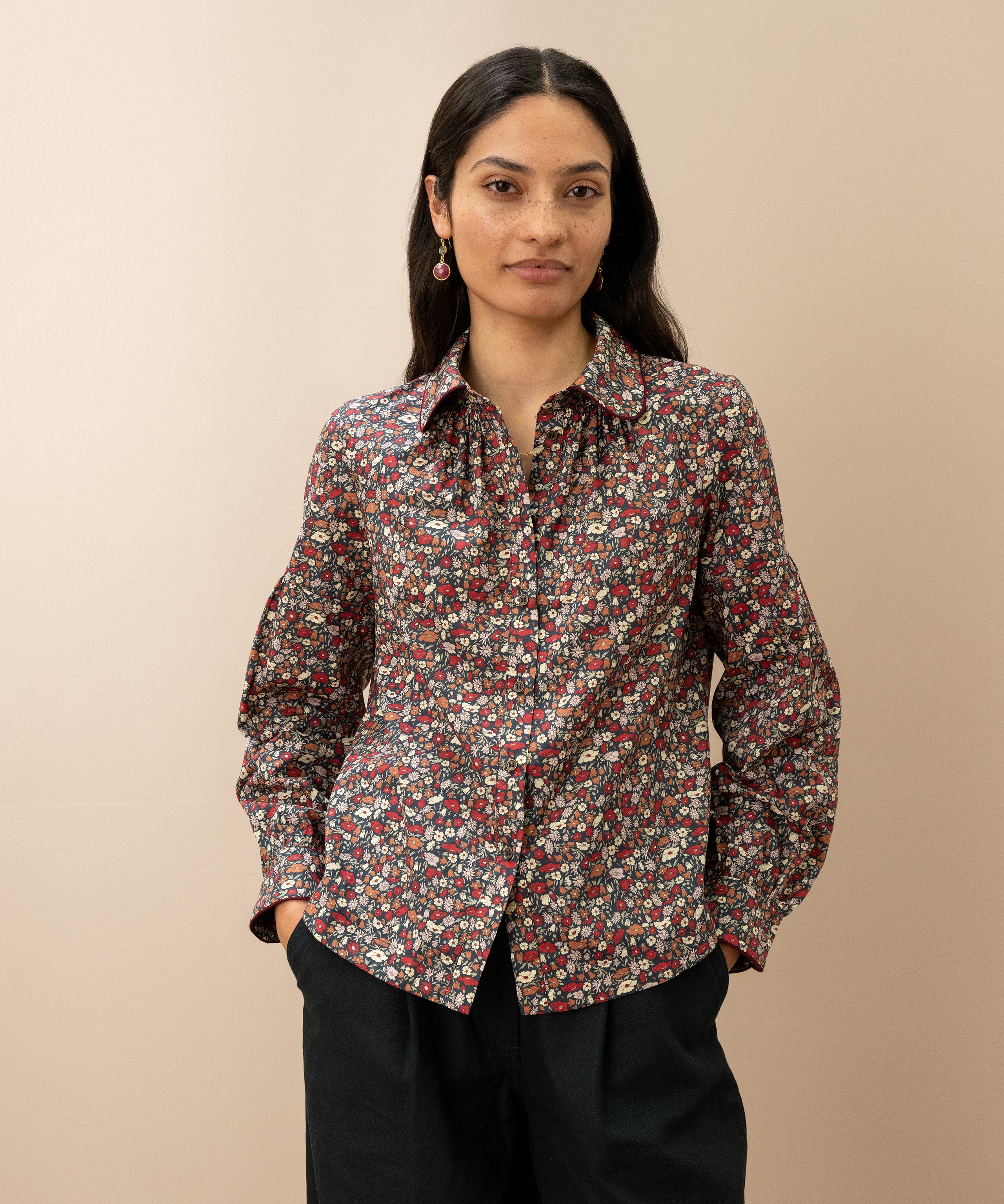 Liberty Print Organic Cotton Blouse