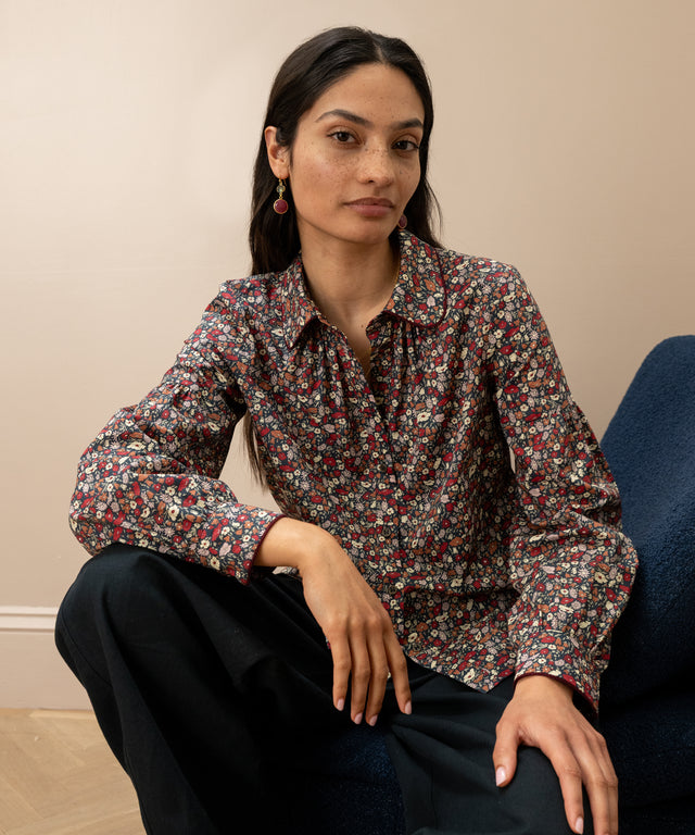Liberty Print Organic Cotton Blouse