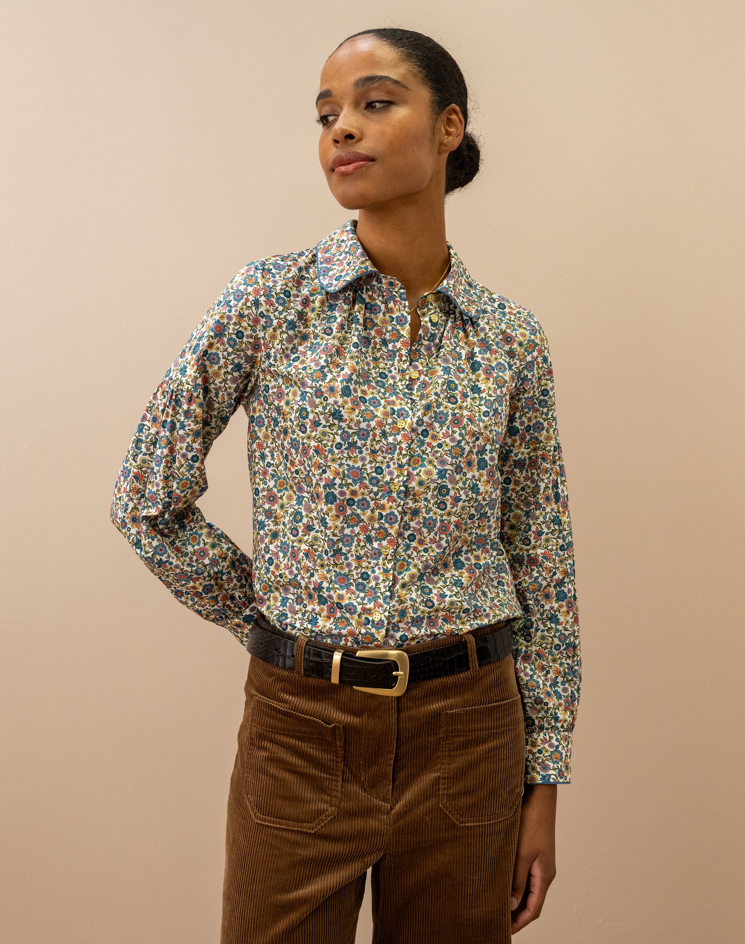 Liberty Print Organic Cotton Blouse