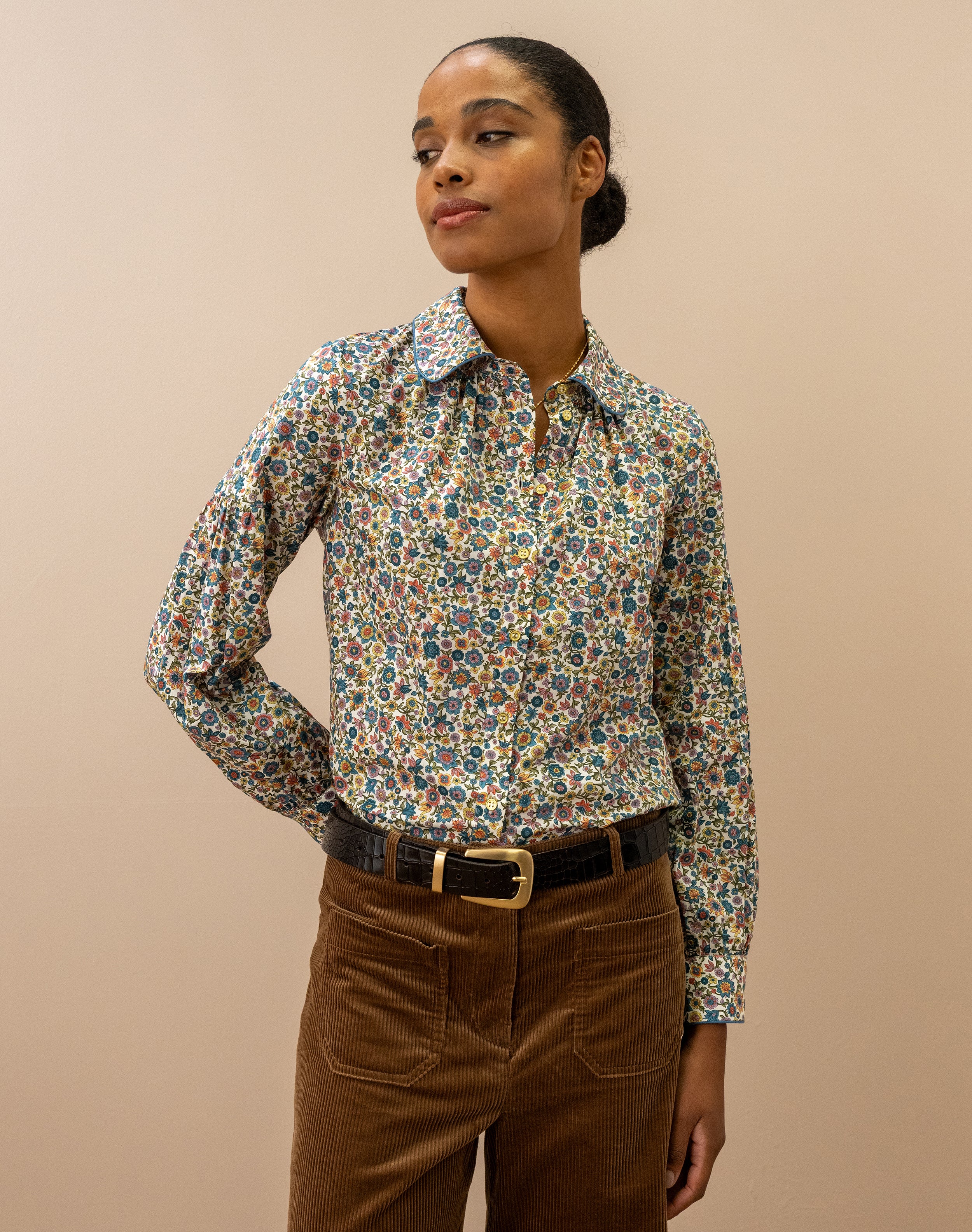 Liberty Print Organic Cotton Blouse