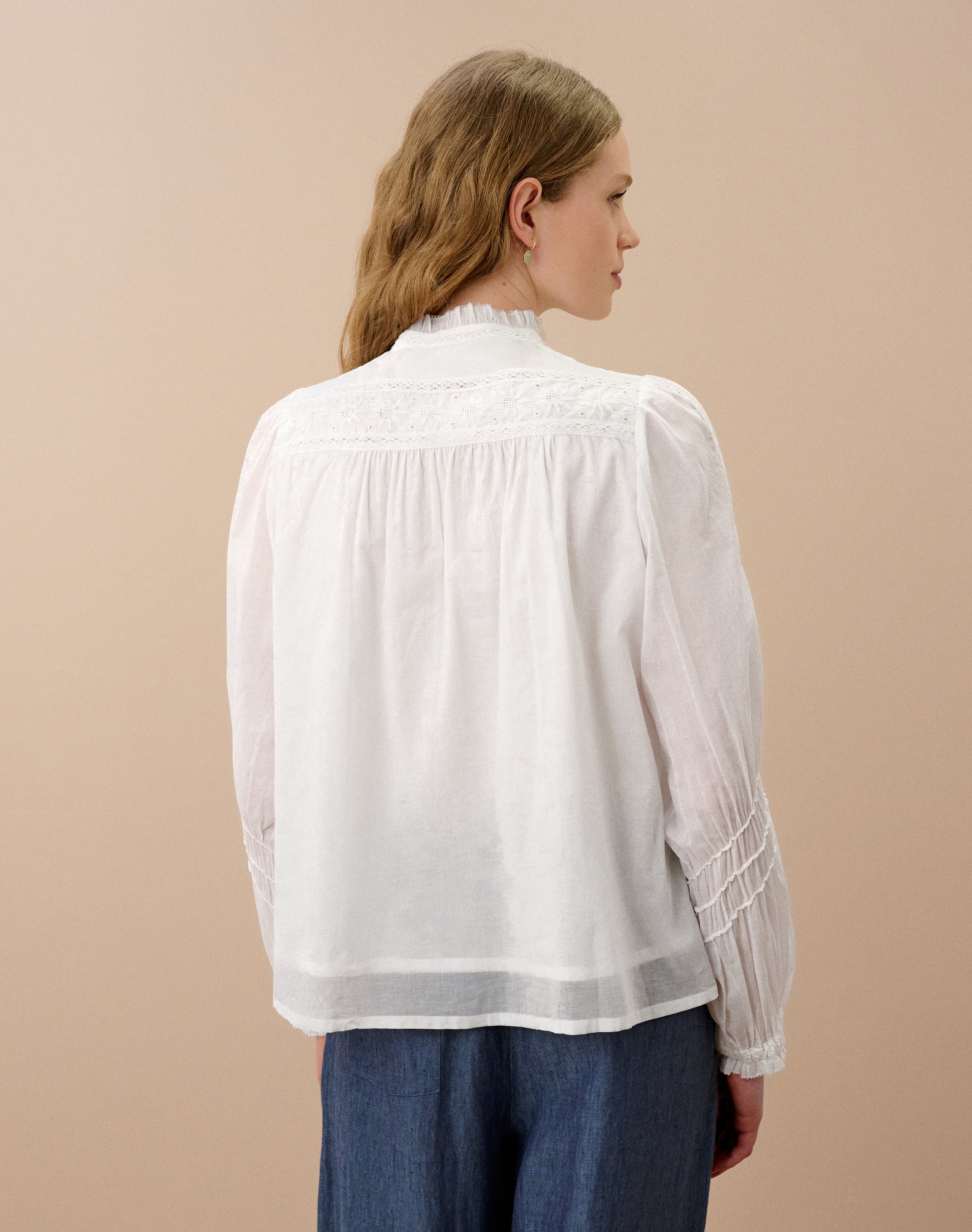 Organic Cotton Embroidered Shirt
