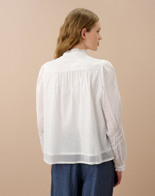 Organic Cotton Embroidered Shirt
