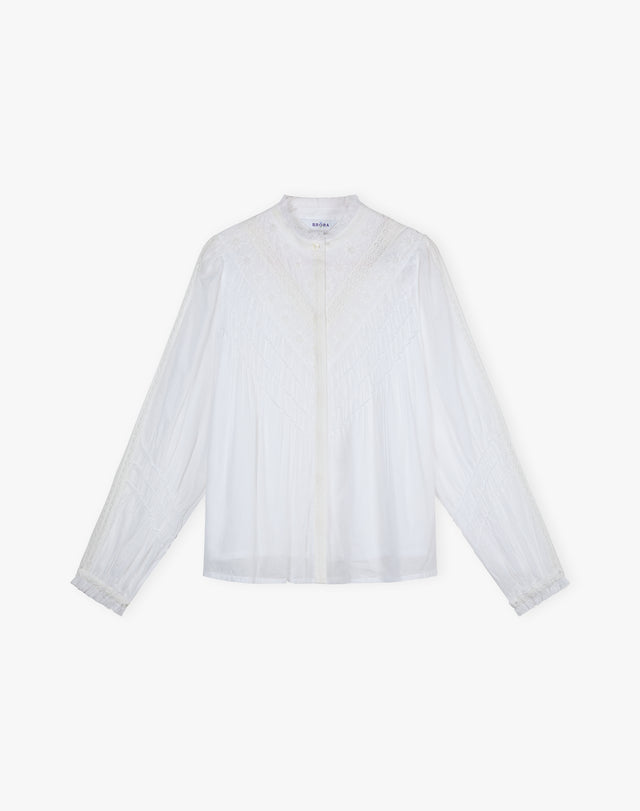 Organic Cotton Embroidered Shirt