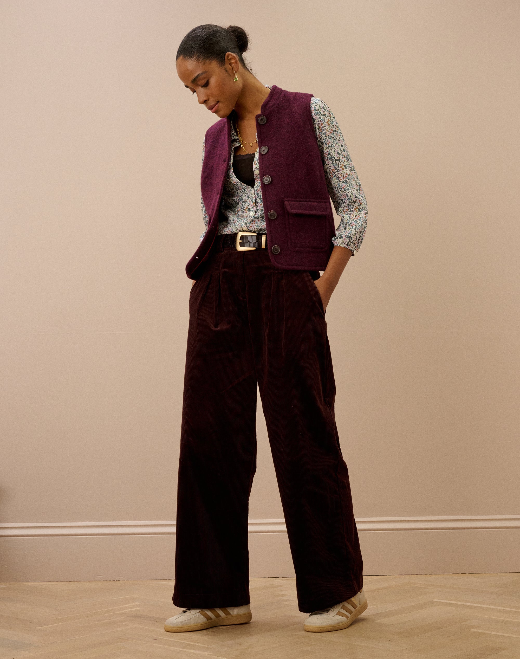 Liberty Print Silk Peter Pan Blouse