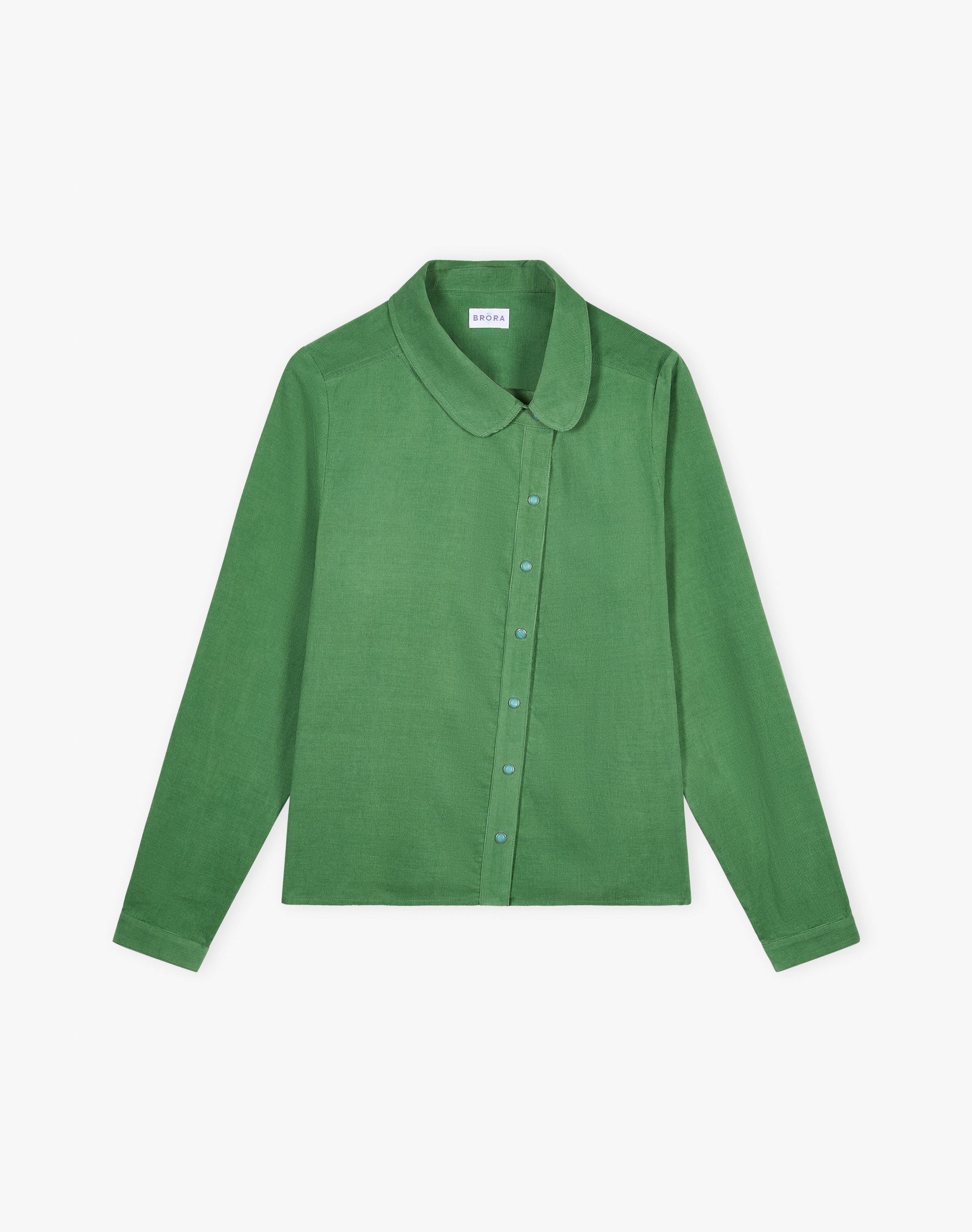 Needlecord Asymmetric Shirt