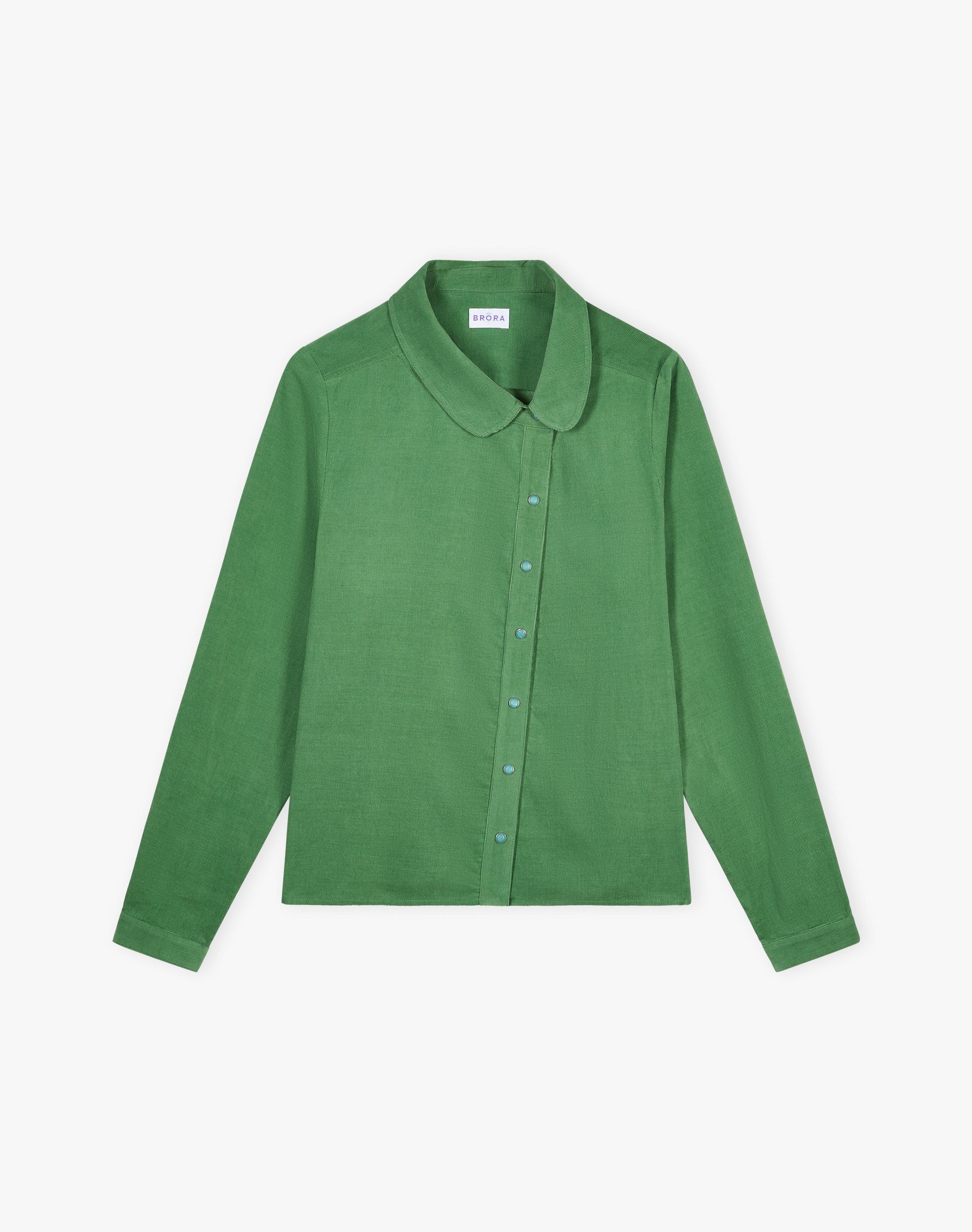 Needlecord Asymmetric Shirt