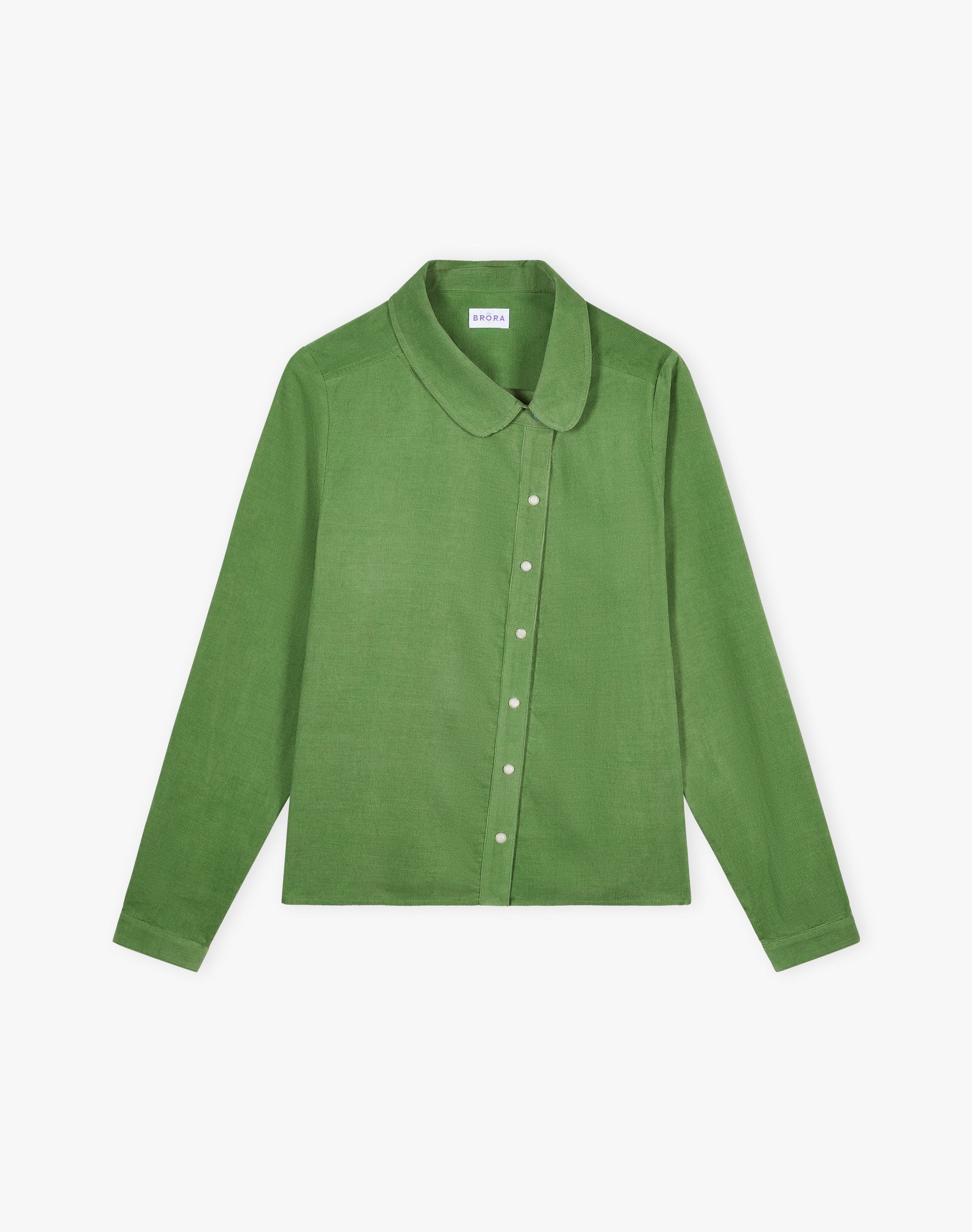 Needlecord Asymmetric Shirt