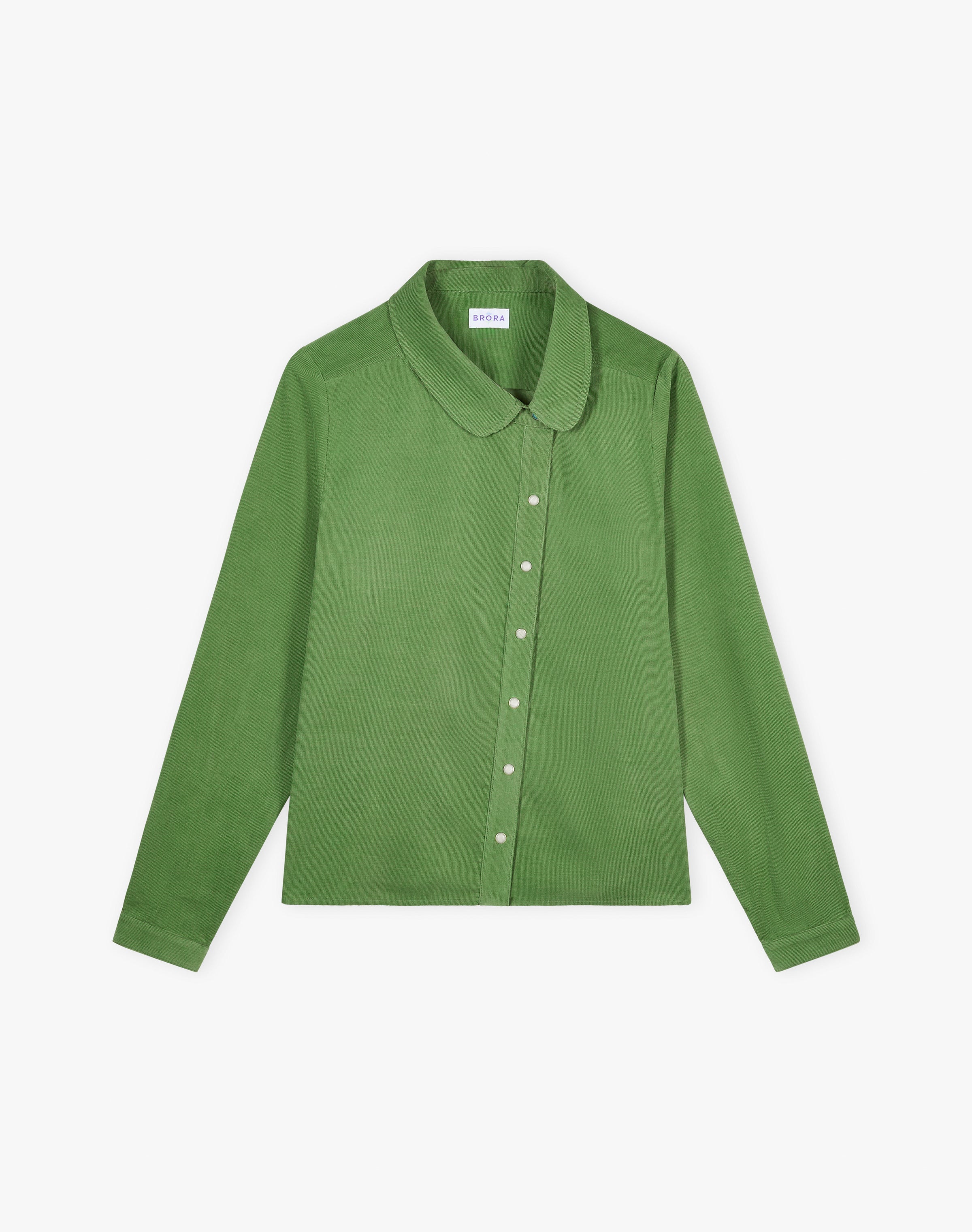 Needlecord Asymmetric Shirt