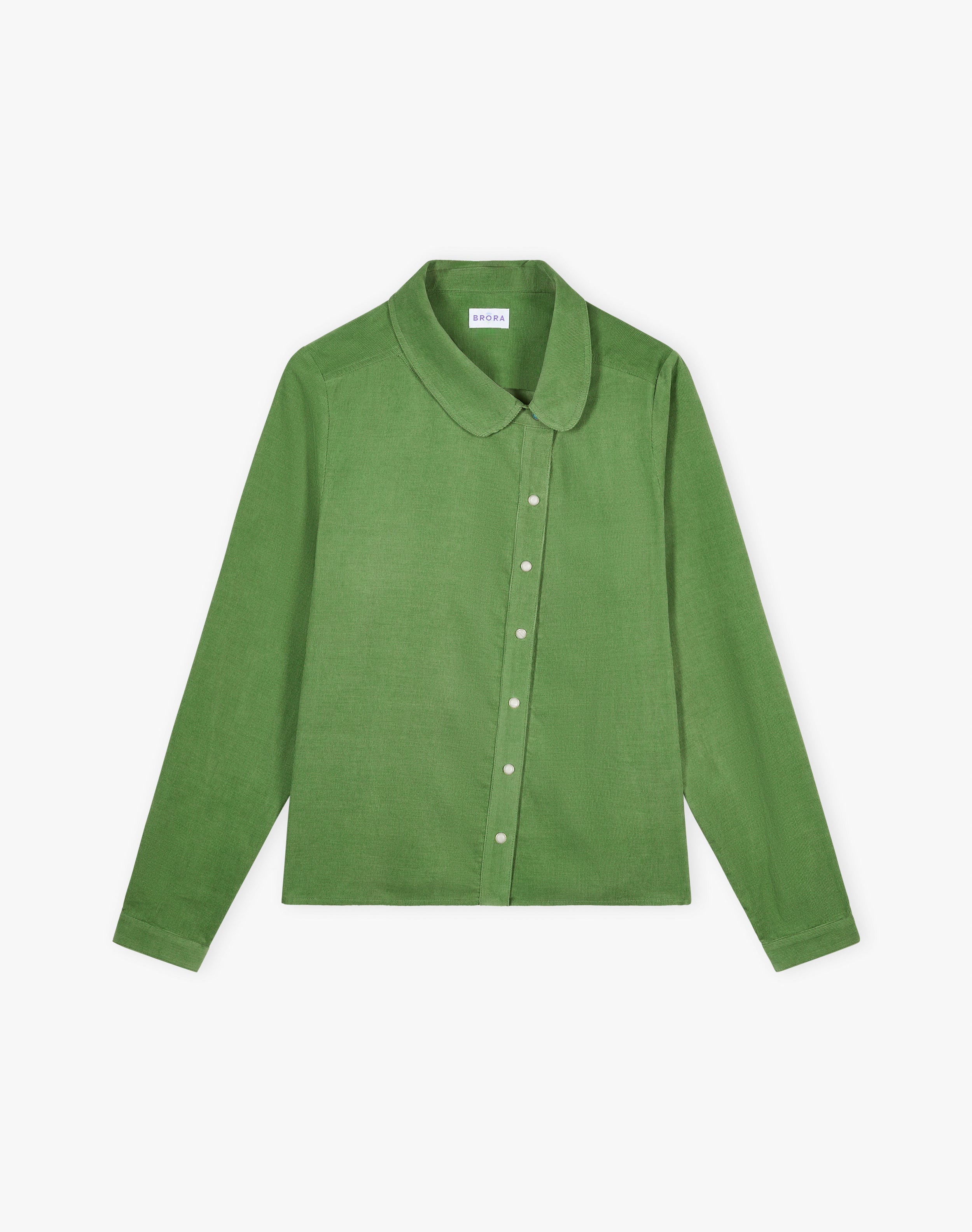 Needlecord Asymmetric Shirt