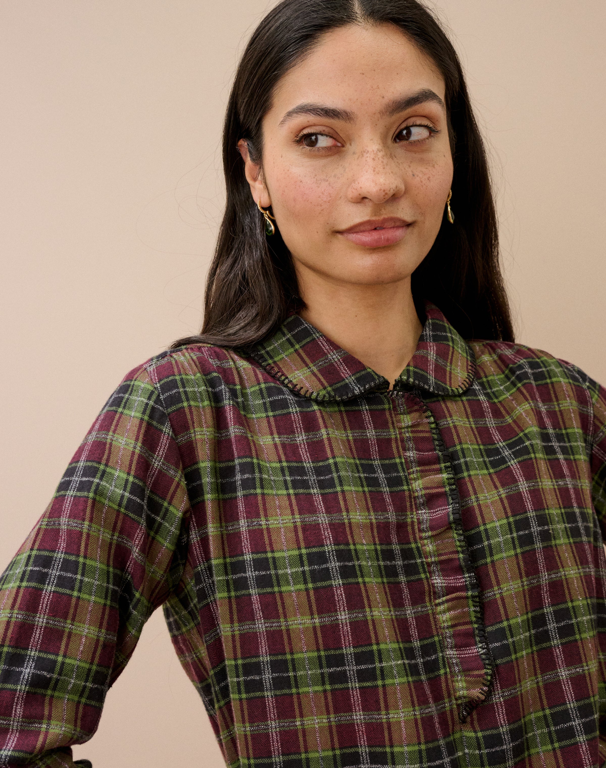 Brushed Cotton Check Shirt