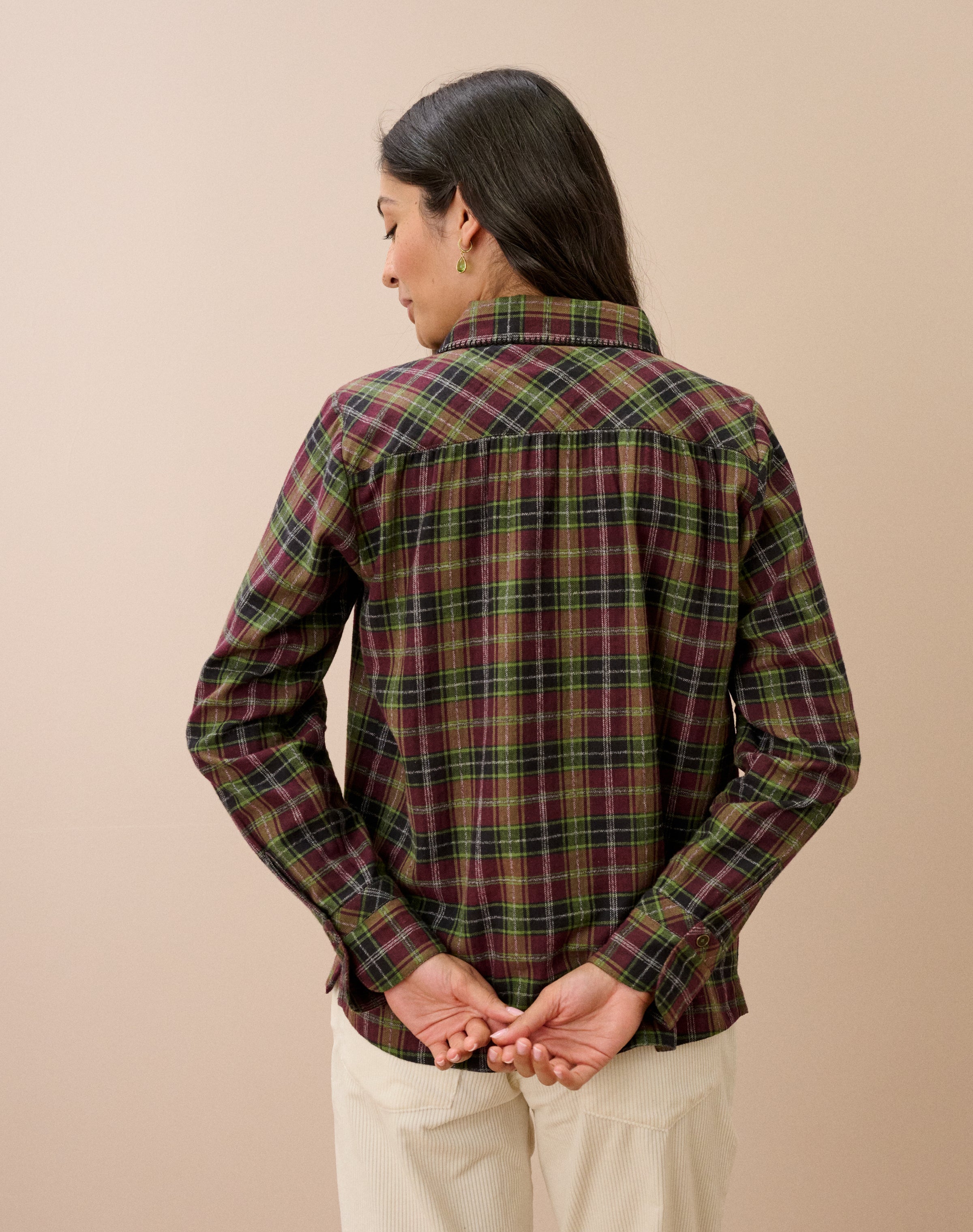 Brushed Cotton Check Shirt