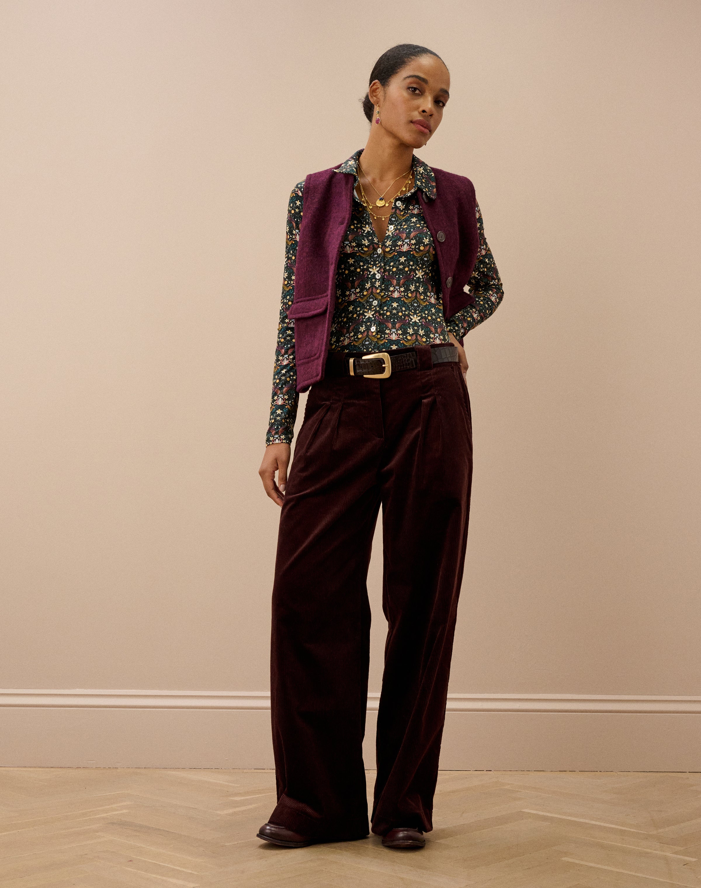 Liberty Print Jersey Shirt