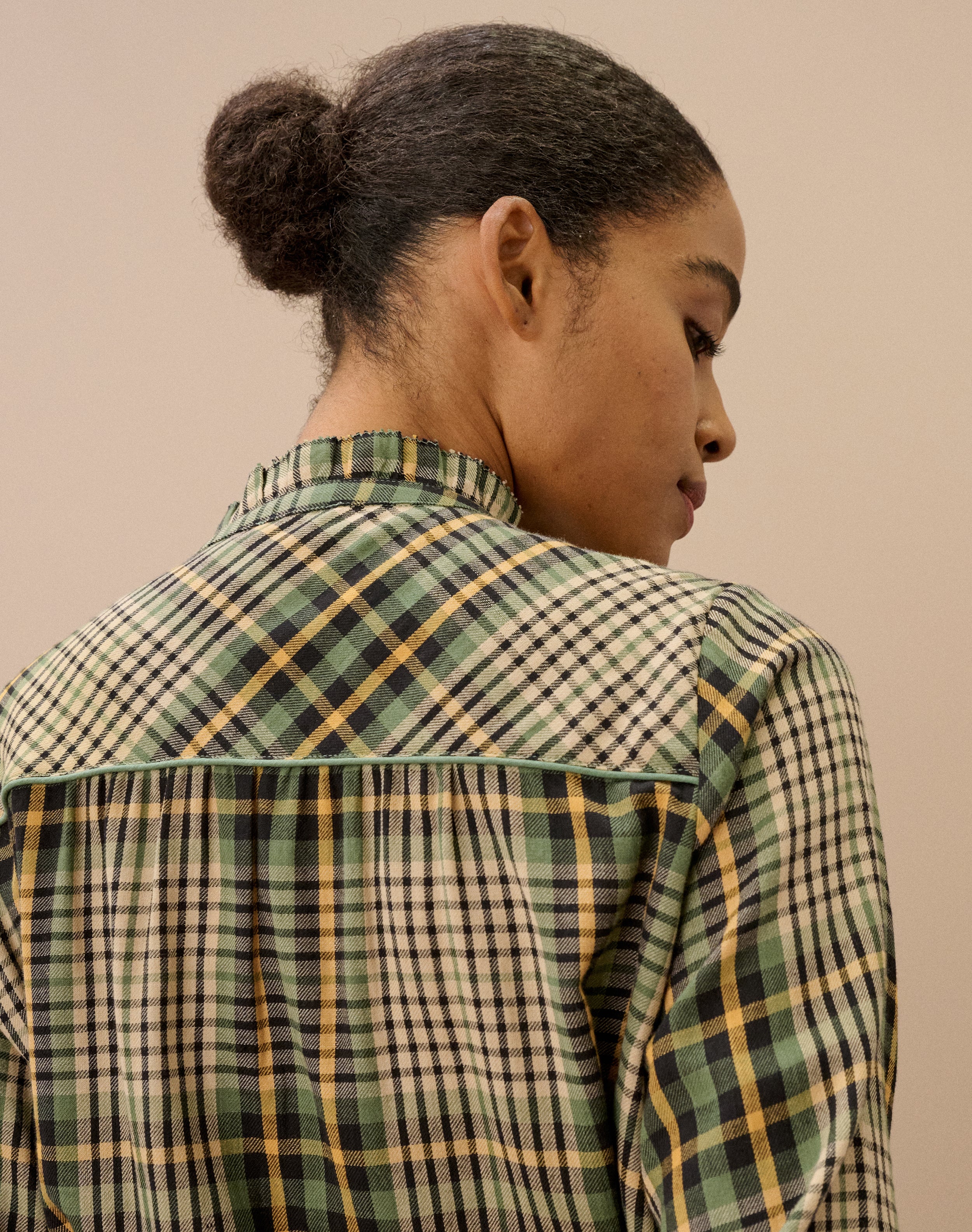 Brushed Cotton Check Pie Crust Shirt