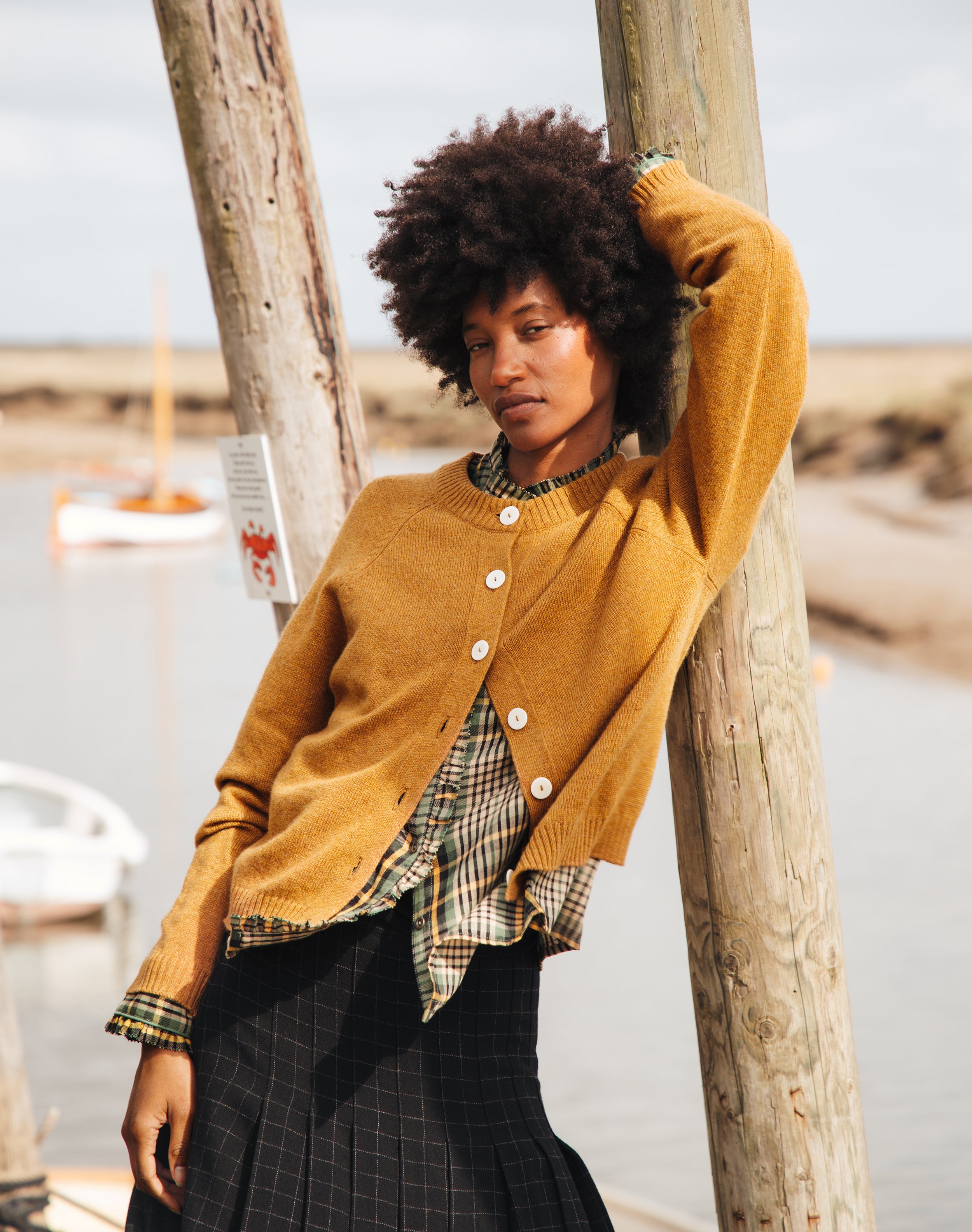 Brushed Cotton Check Pie Crust Shirt