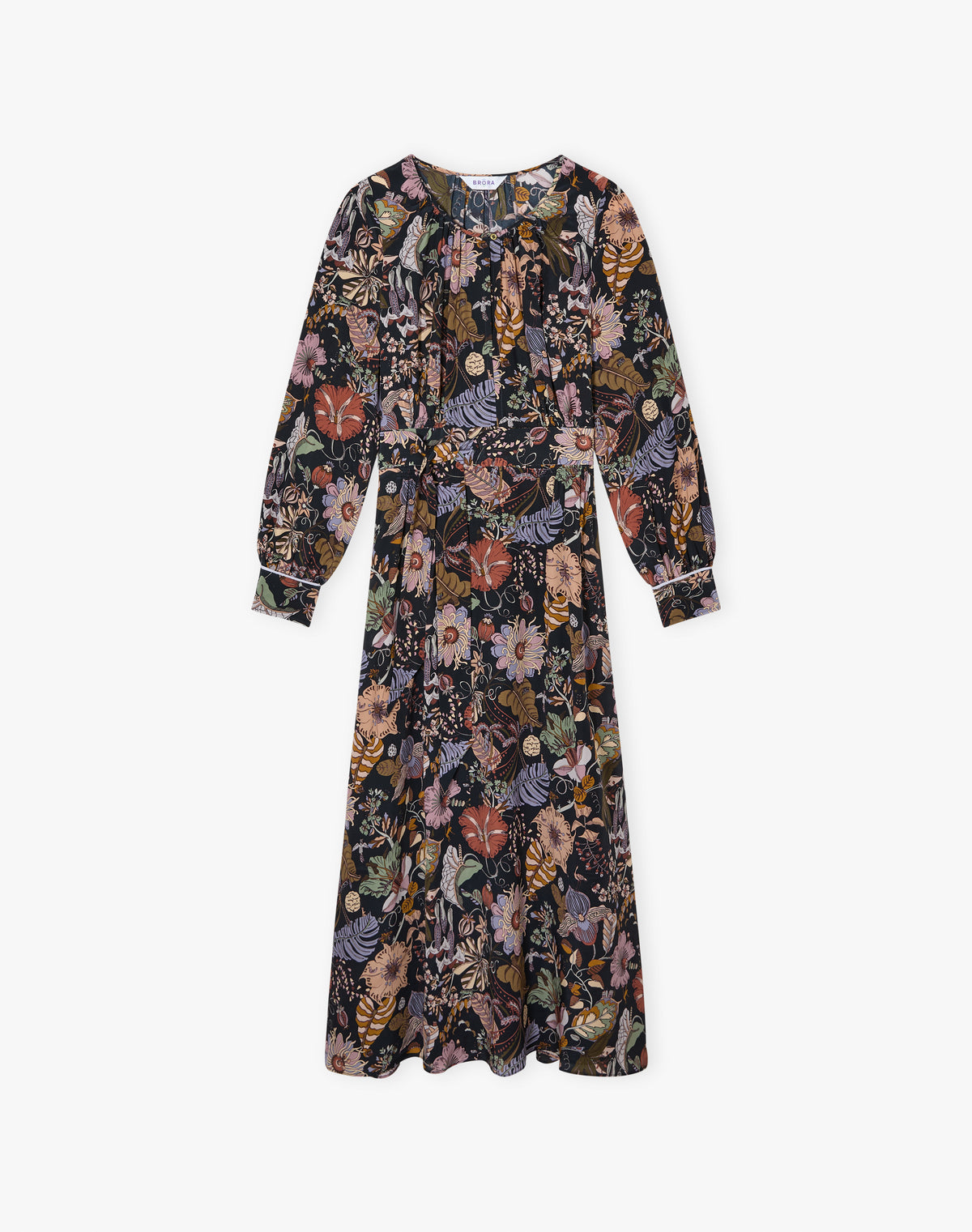 Liberty Print Silk Crepe De Chine Dress