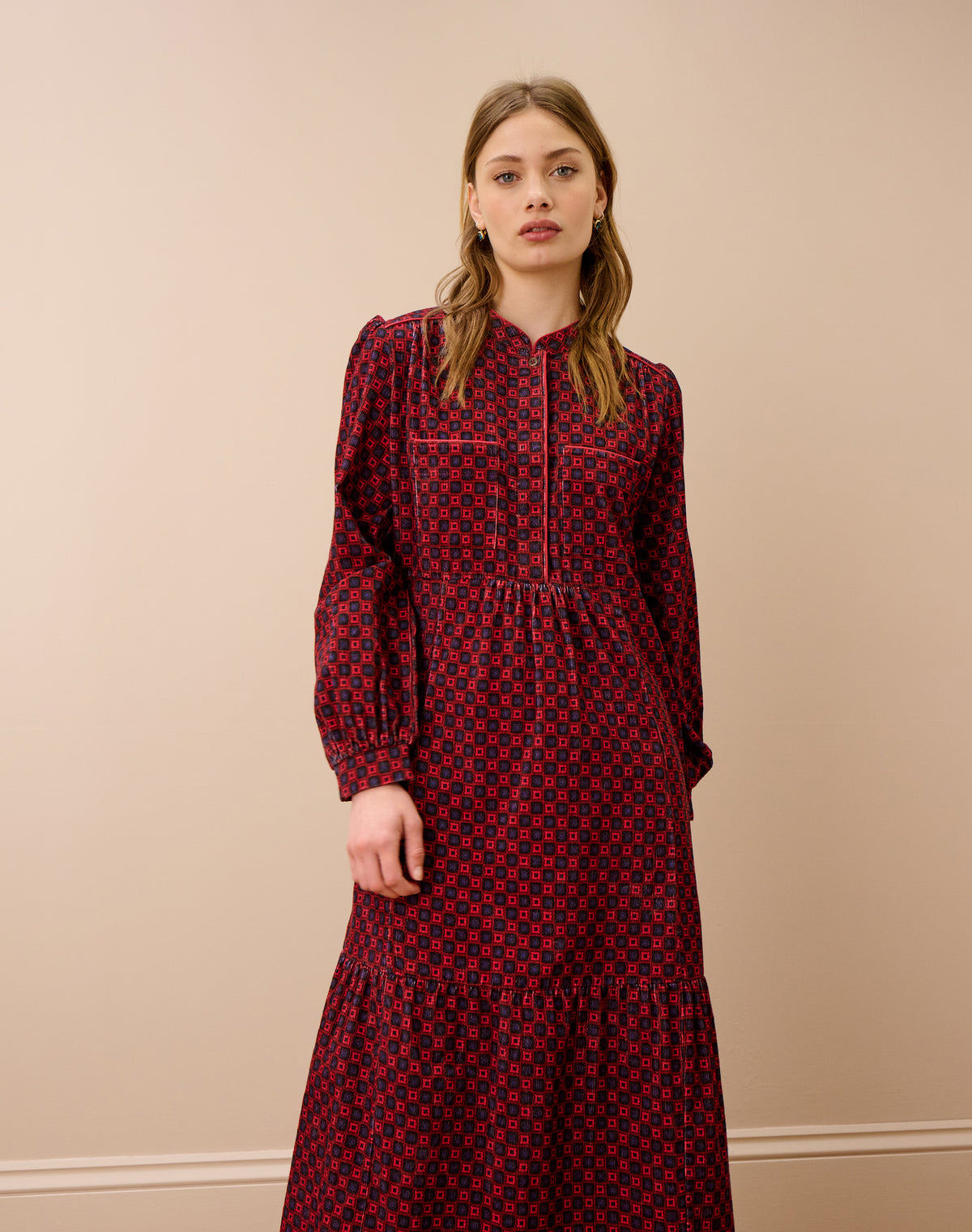 Organic Corduroy Shirt Dress