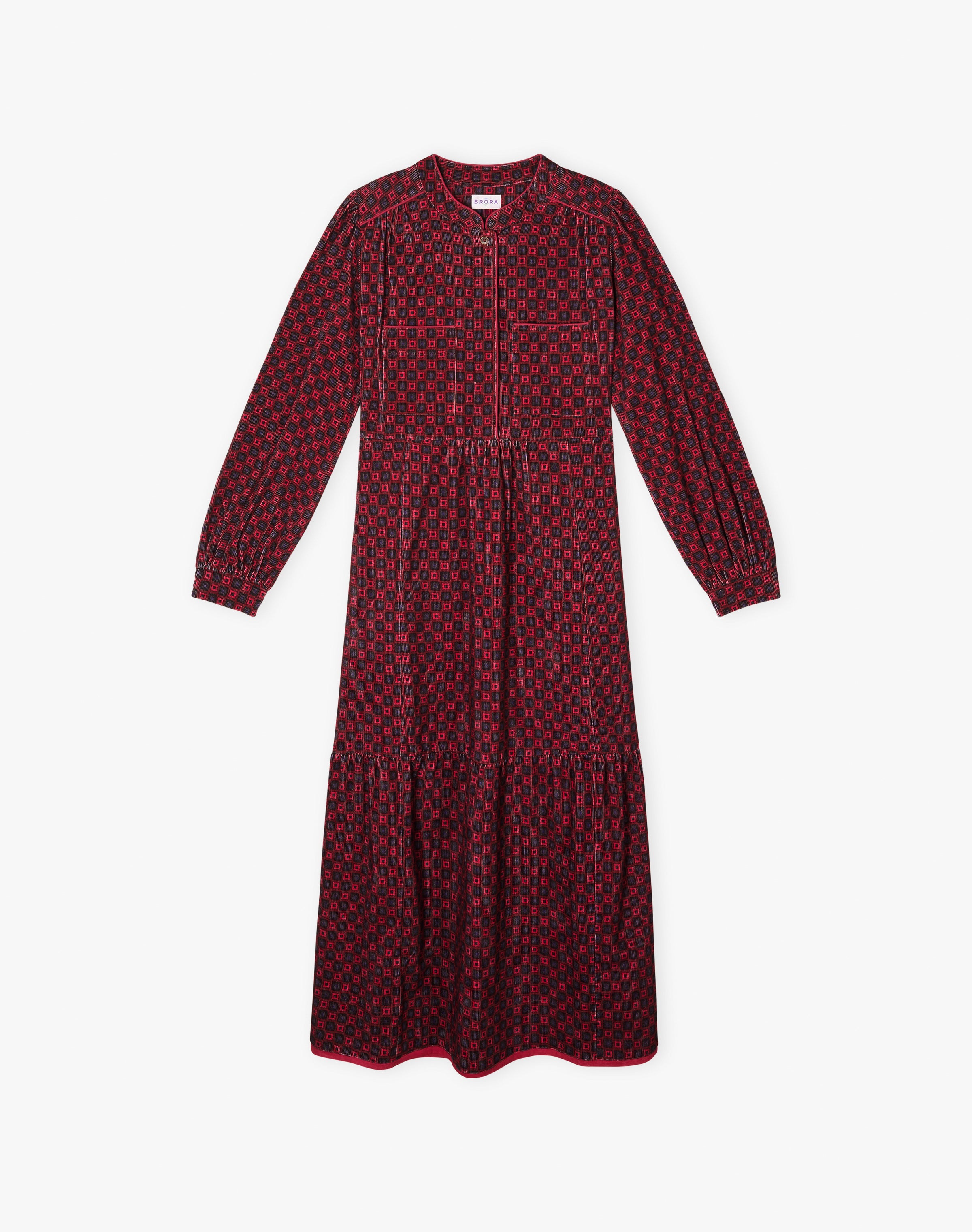 Organic Corduroy Shirt Dress