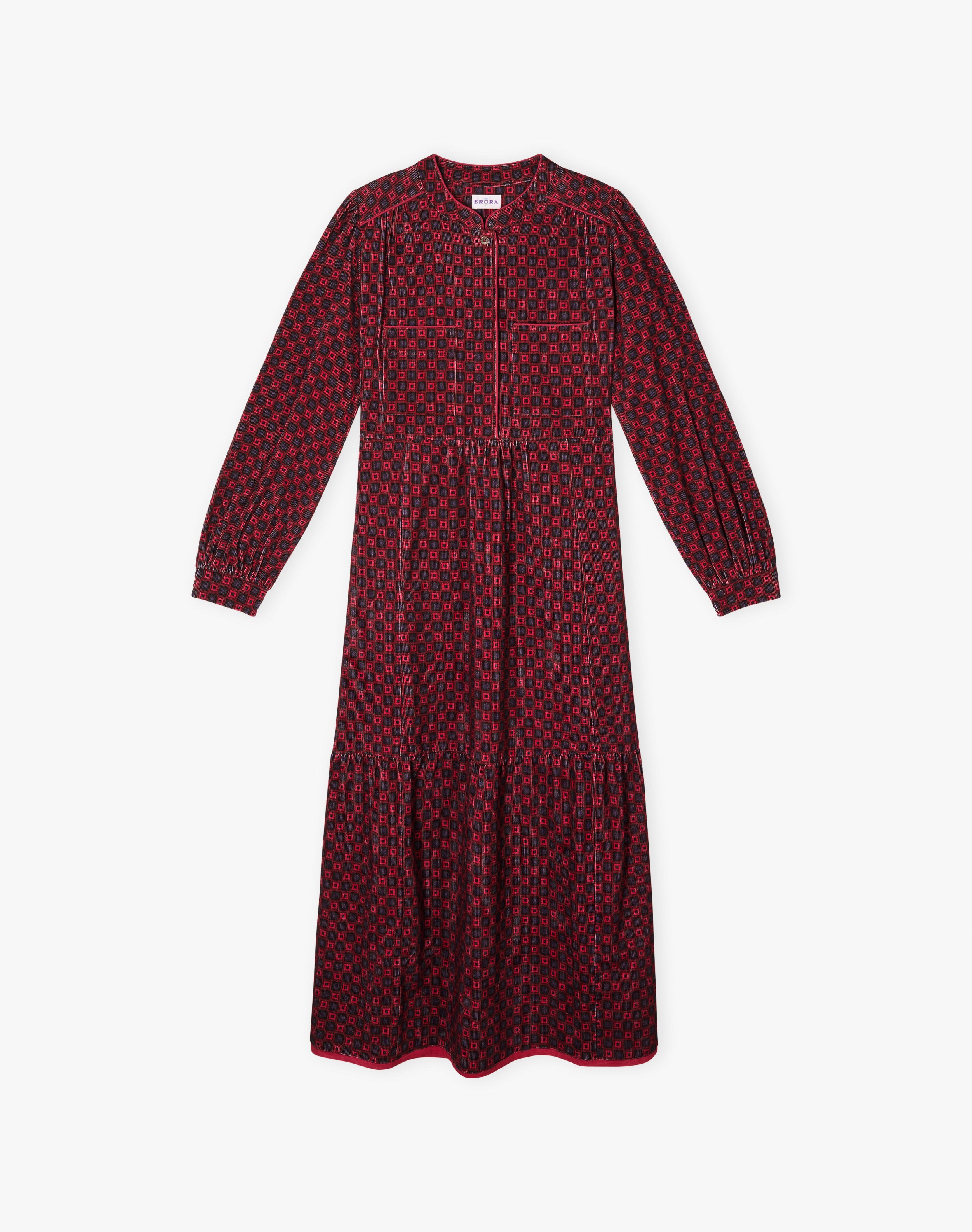 Organic Corduroy Shirt Dress