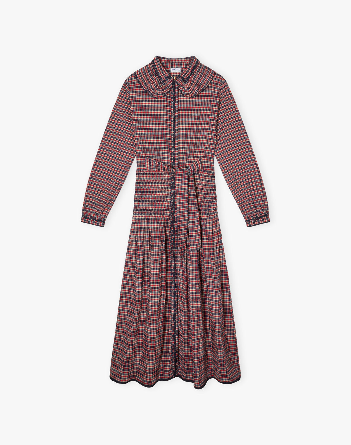 Pilgrim Collar Mini Check Dress