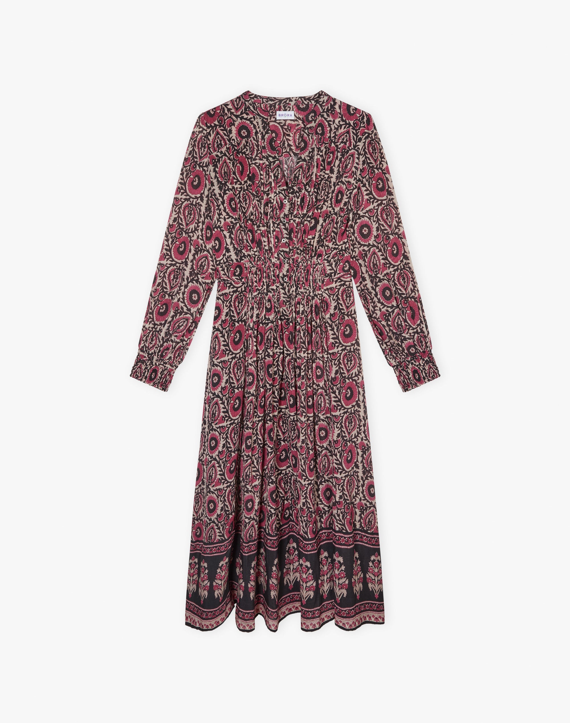 Block Print Shirt Dress