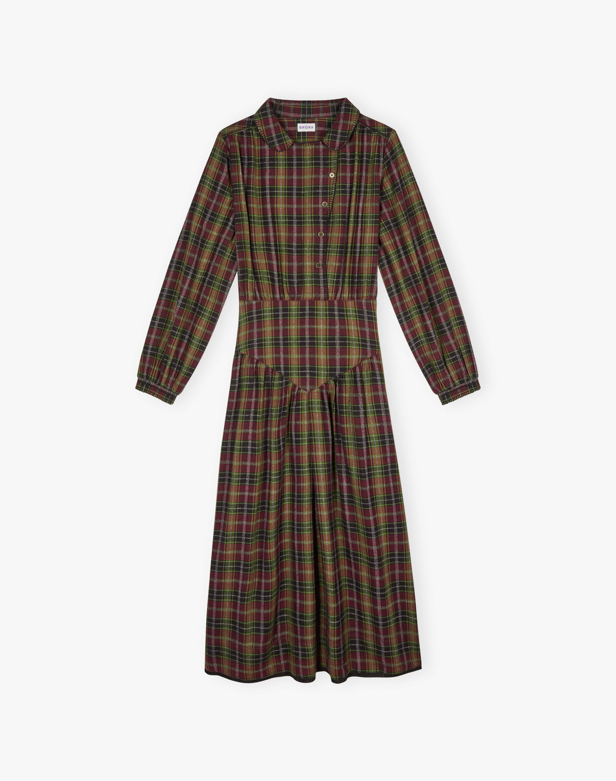 Brushed Cotton Check Dress
