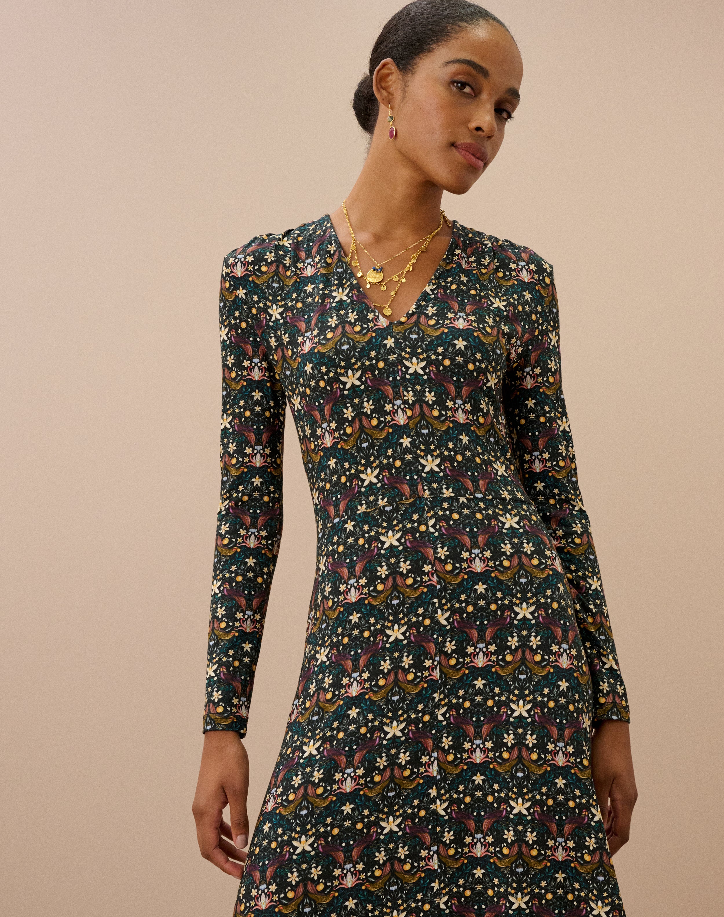 Liberty Print Jersey Dress