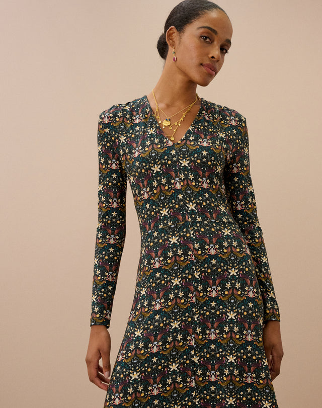 Liberty Print Jersey Dress