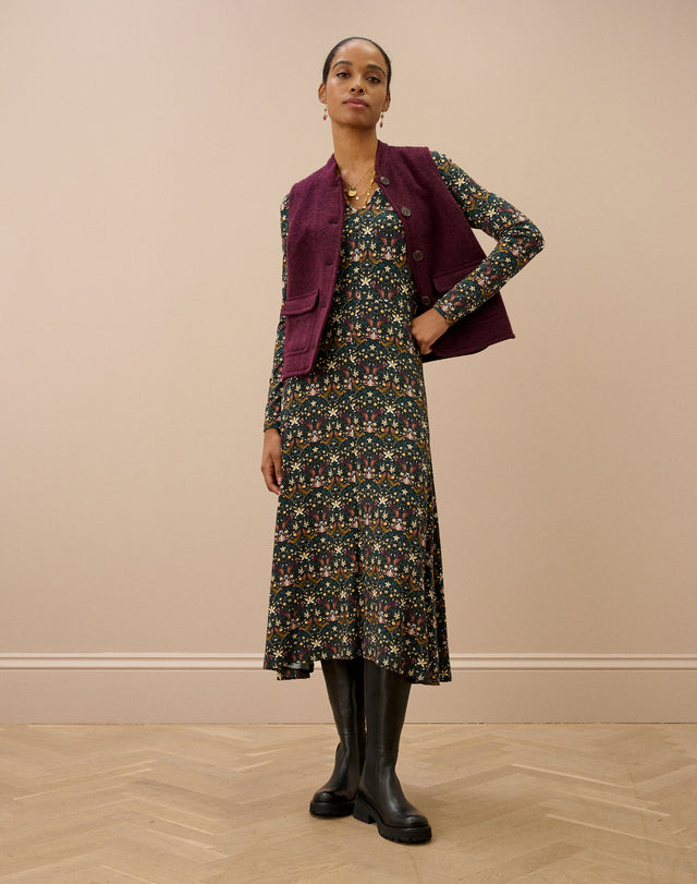 Liberty Print Jersey Dress
