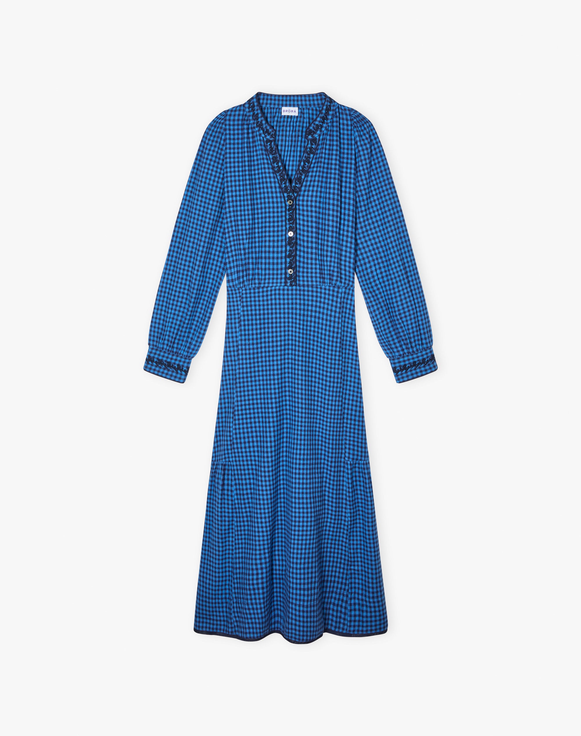 Brushed Cotton Gingham Dress