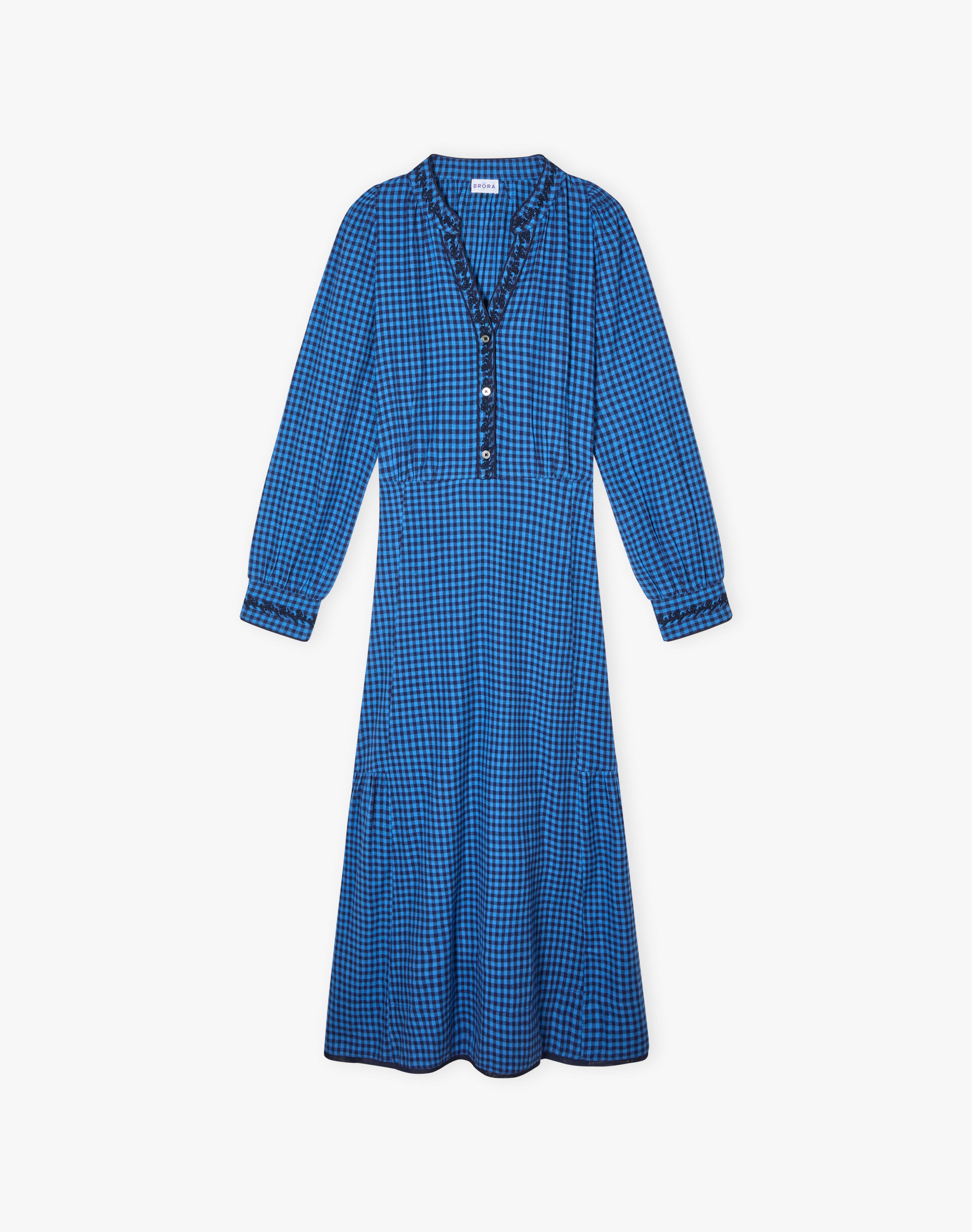 Brushed Cotton Gingham Dress