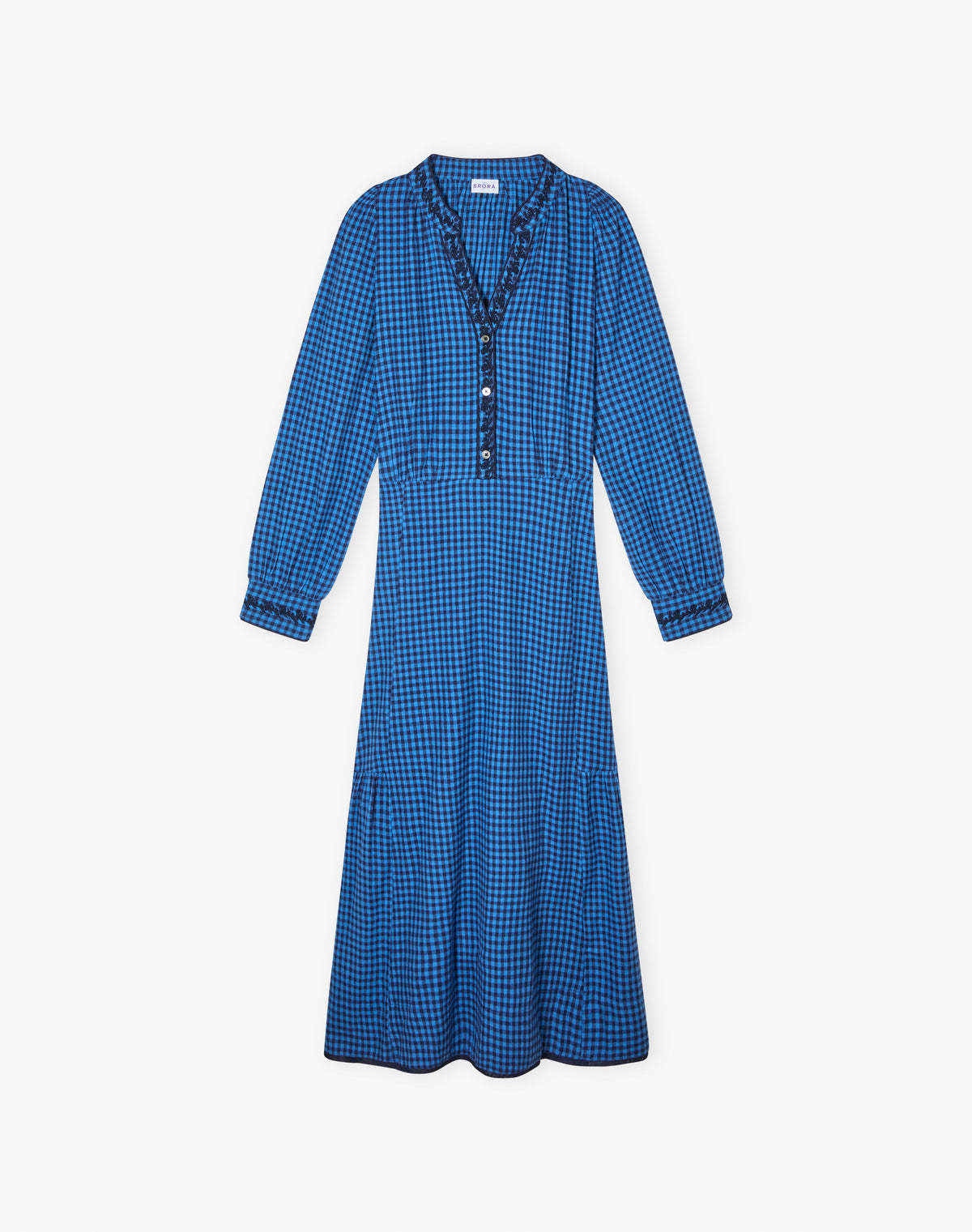 Brushed Cotton Gingham Dress