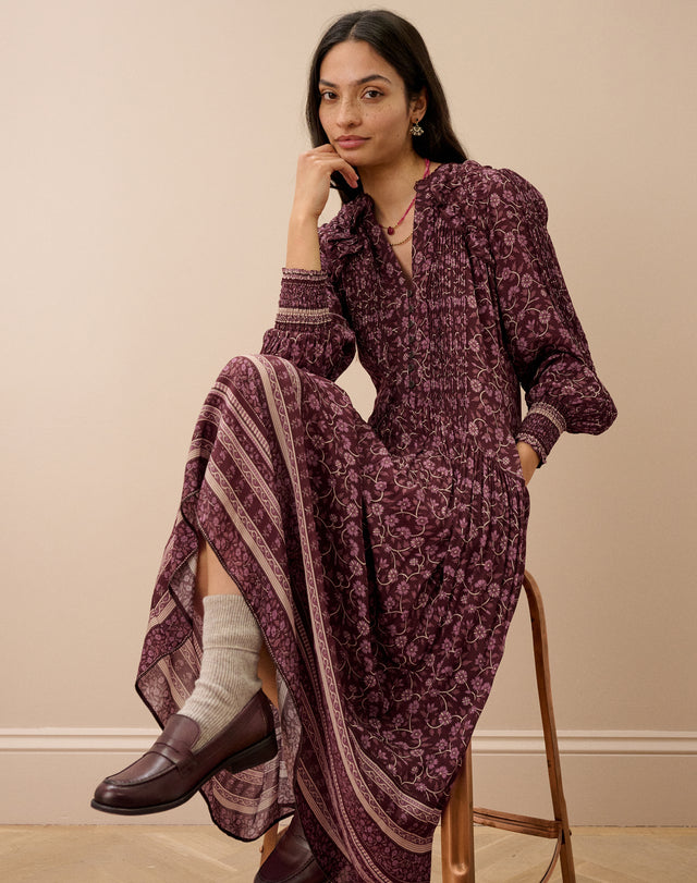 Patchwork Print Dress