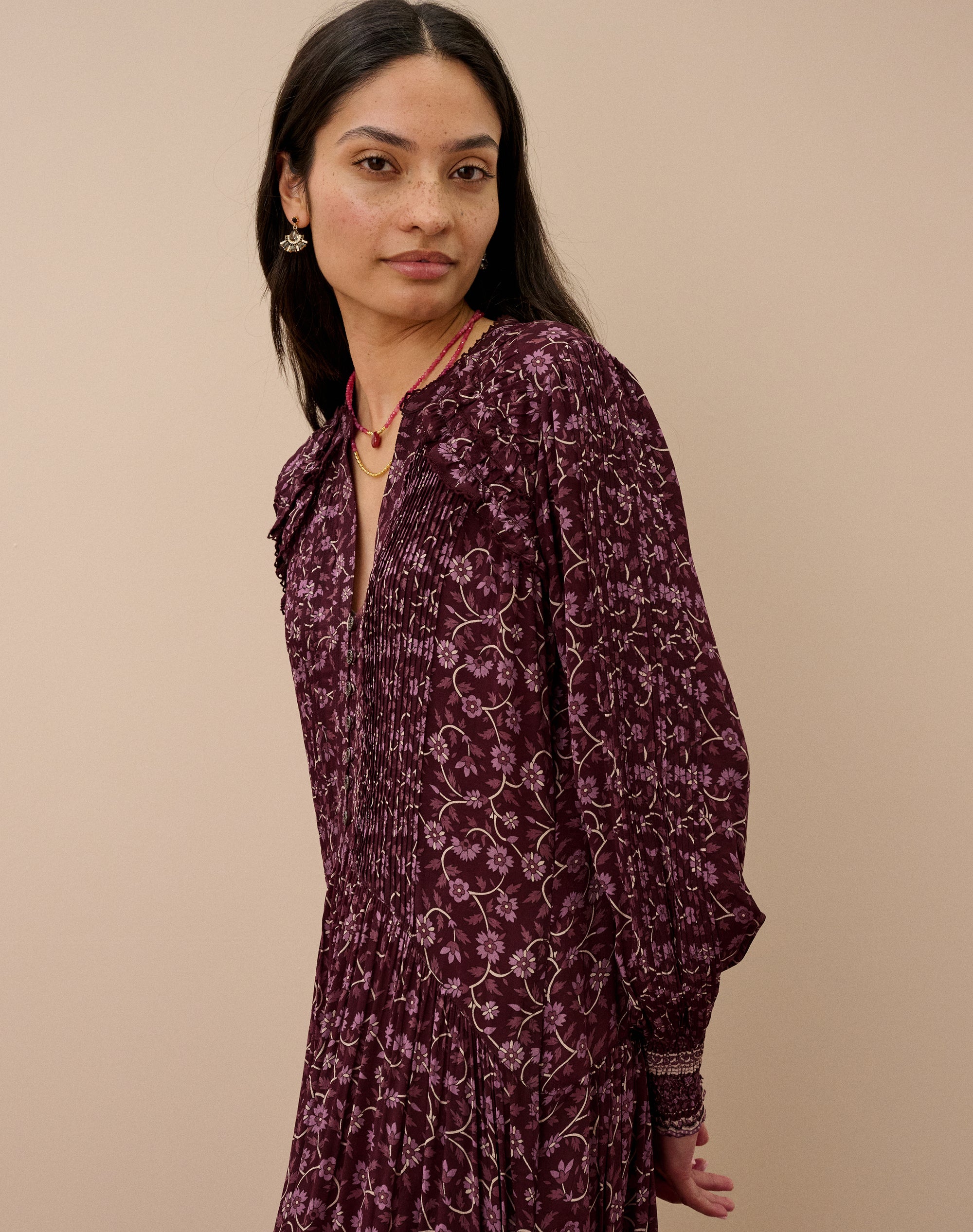 Patchwork Print Dress