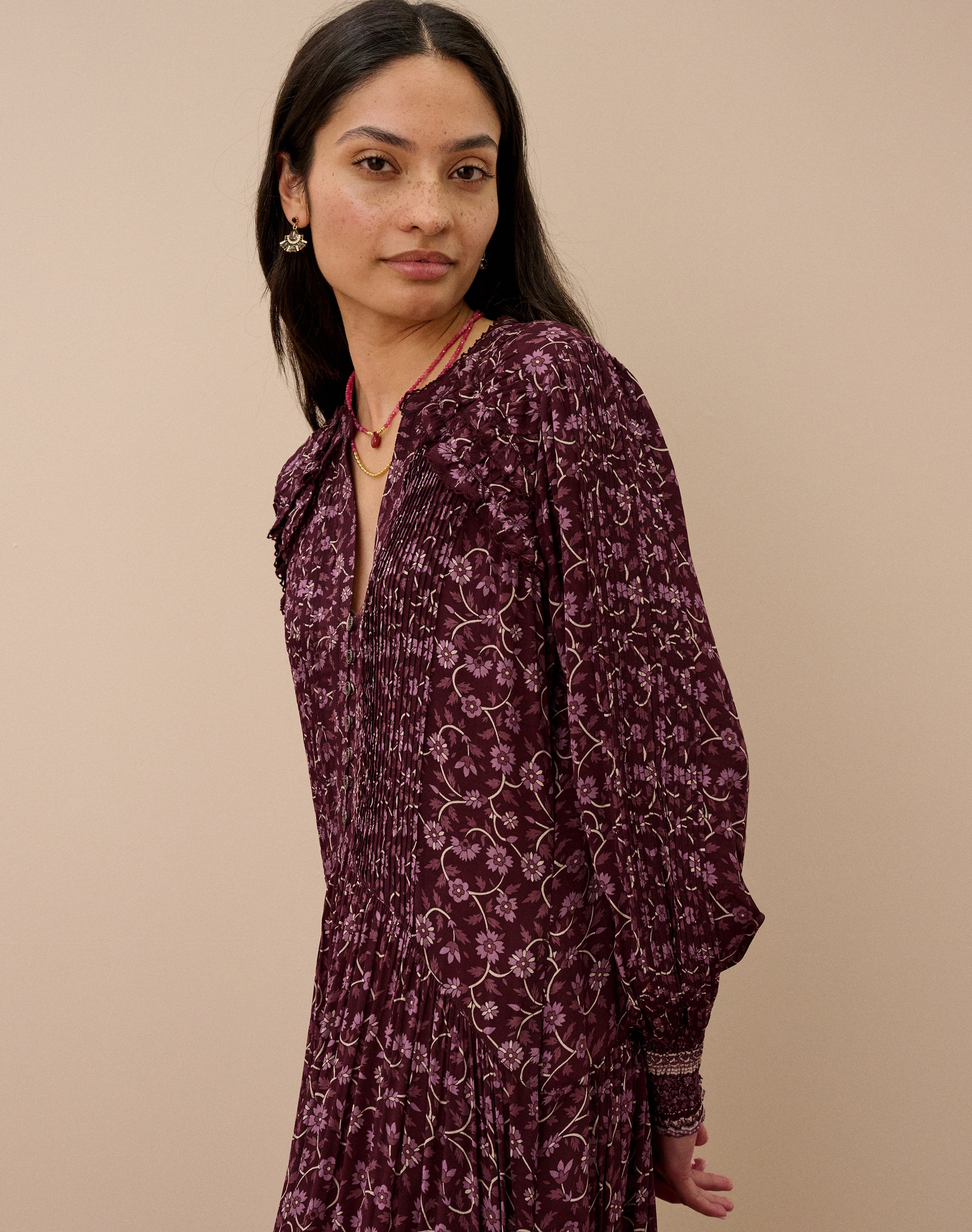 Patchwork Print Dress