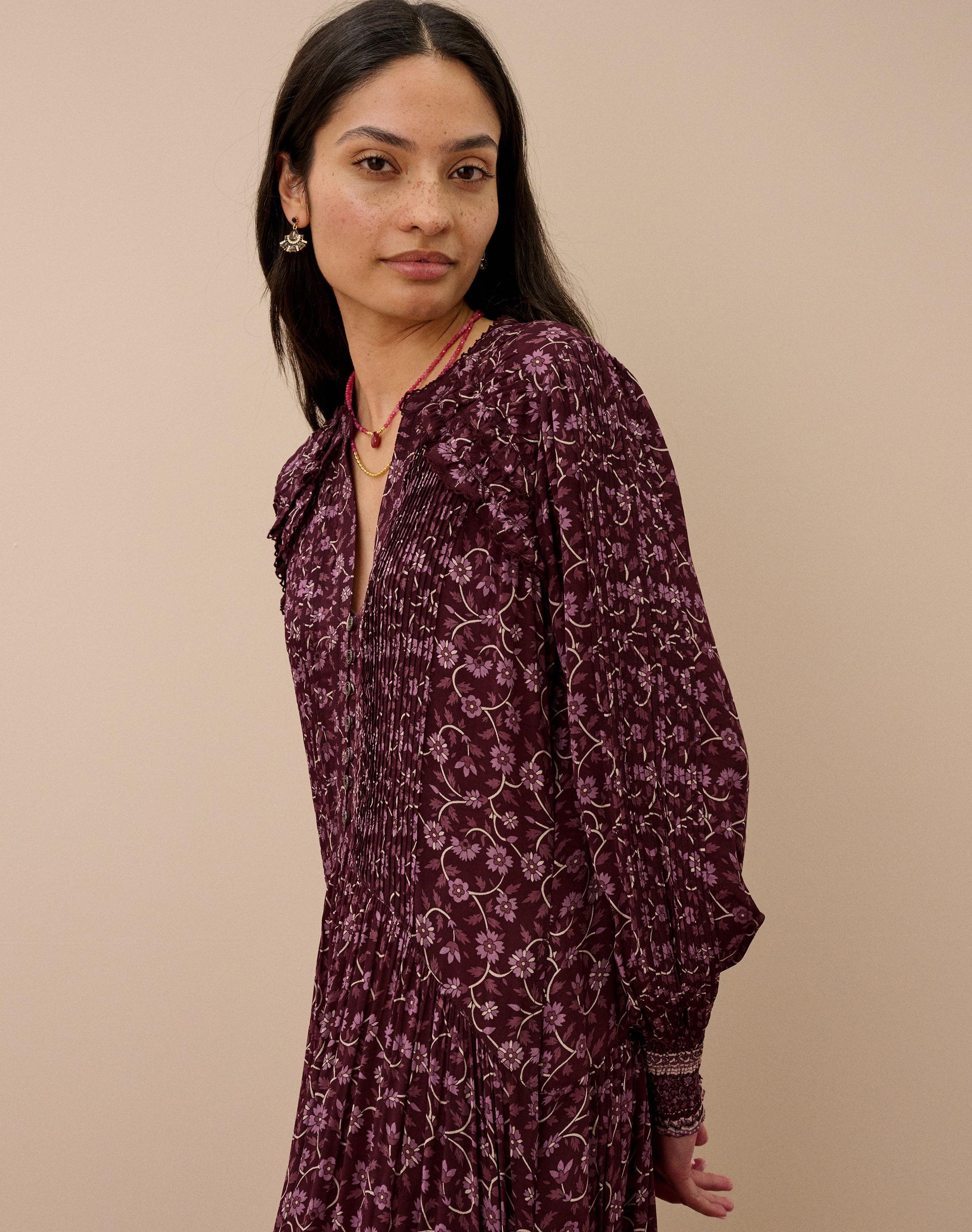 Patchwork Print Dress